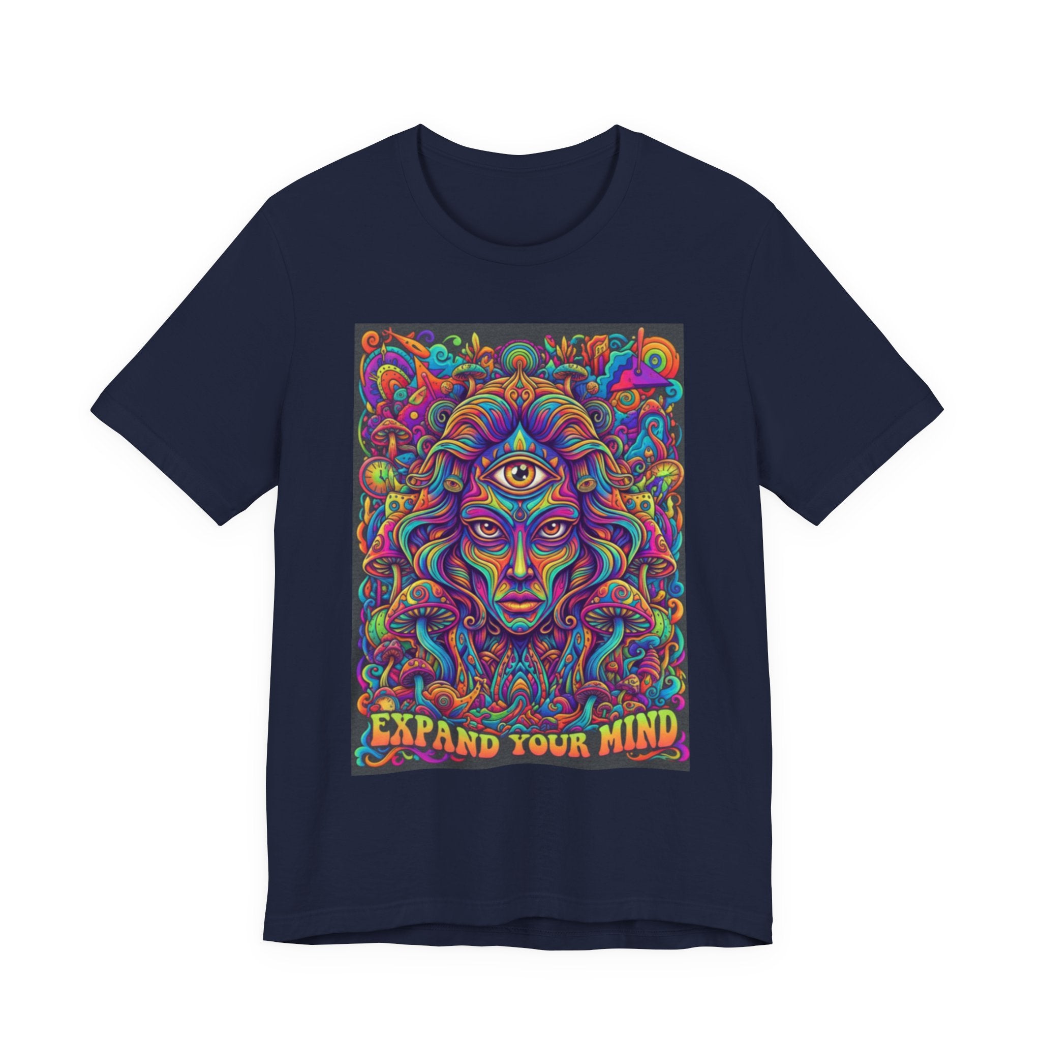 Expand Your Mind Psychedelic T-Shirt — Third Eye Trippy Art Tee