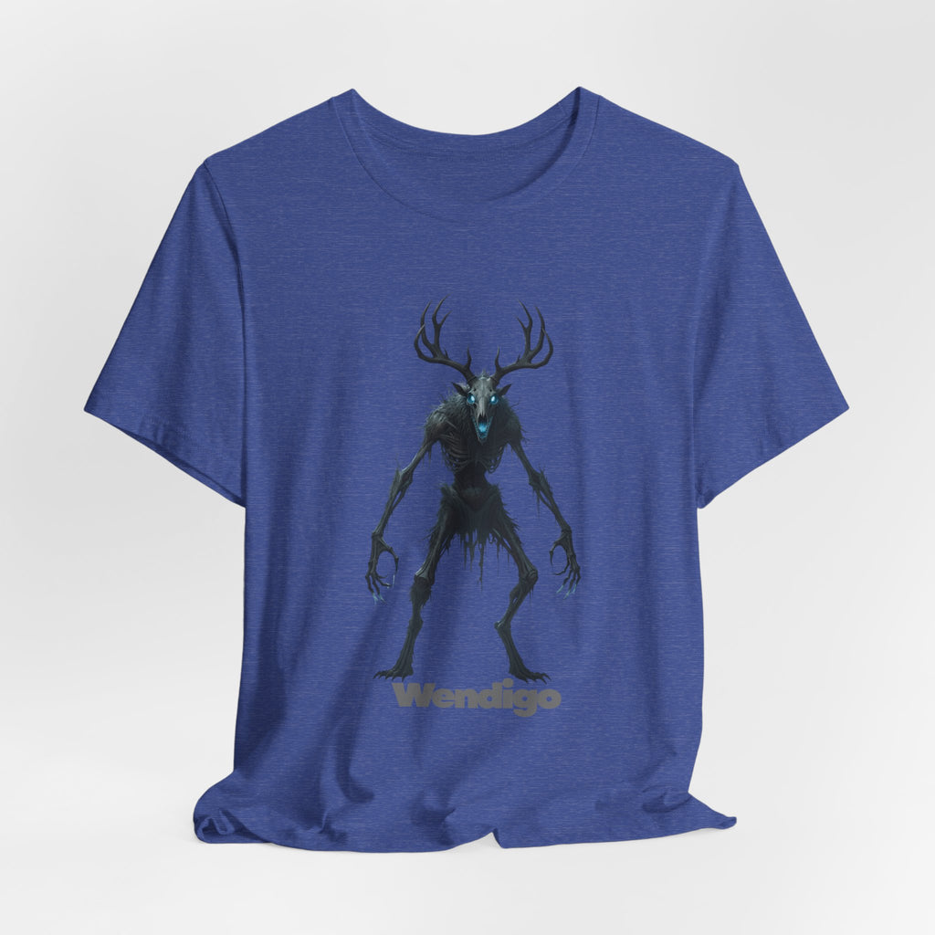 Wendigo Horror Tee — Creepy Deer Monster Graphic T-Shirt
