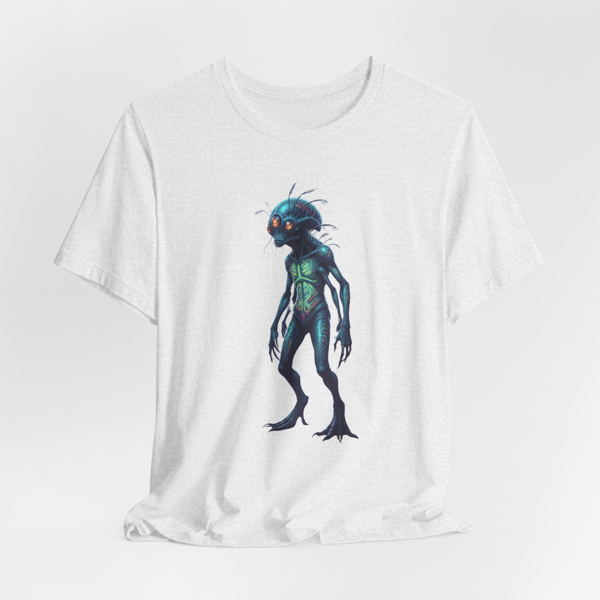 Alien Creature Graphic Tee — Sci‑Fi Monster T‑Shirt