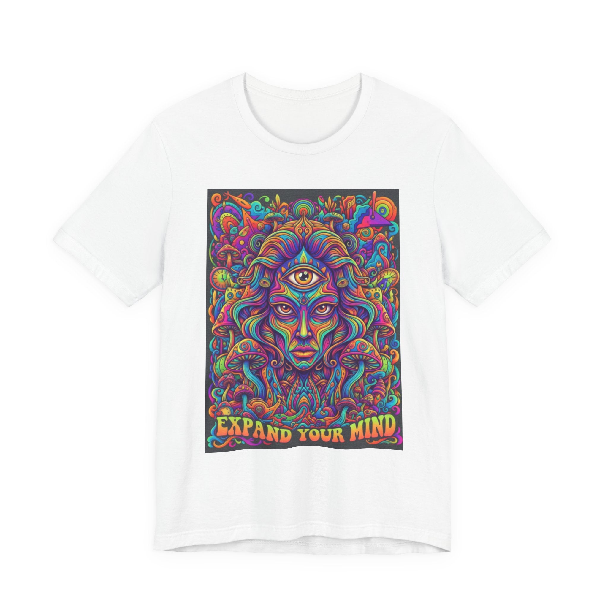 Expand Your Mind Psychedelic T-Shirt — Third Eye Trippy Art Tee