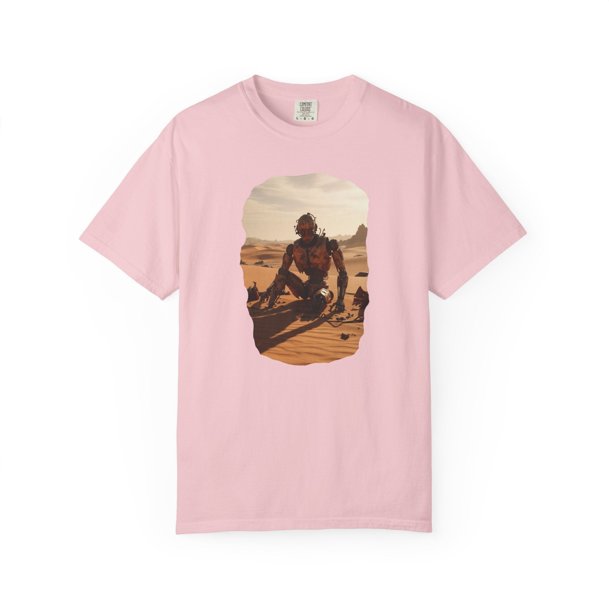 Desert Surfer T-Shirt — Vintage Sunlit Sandboarding Graphic Tee