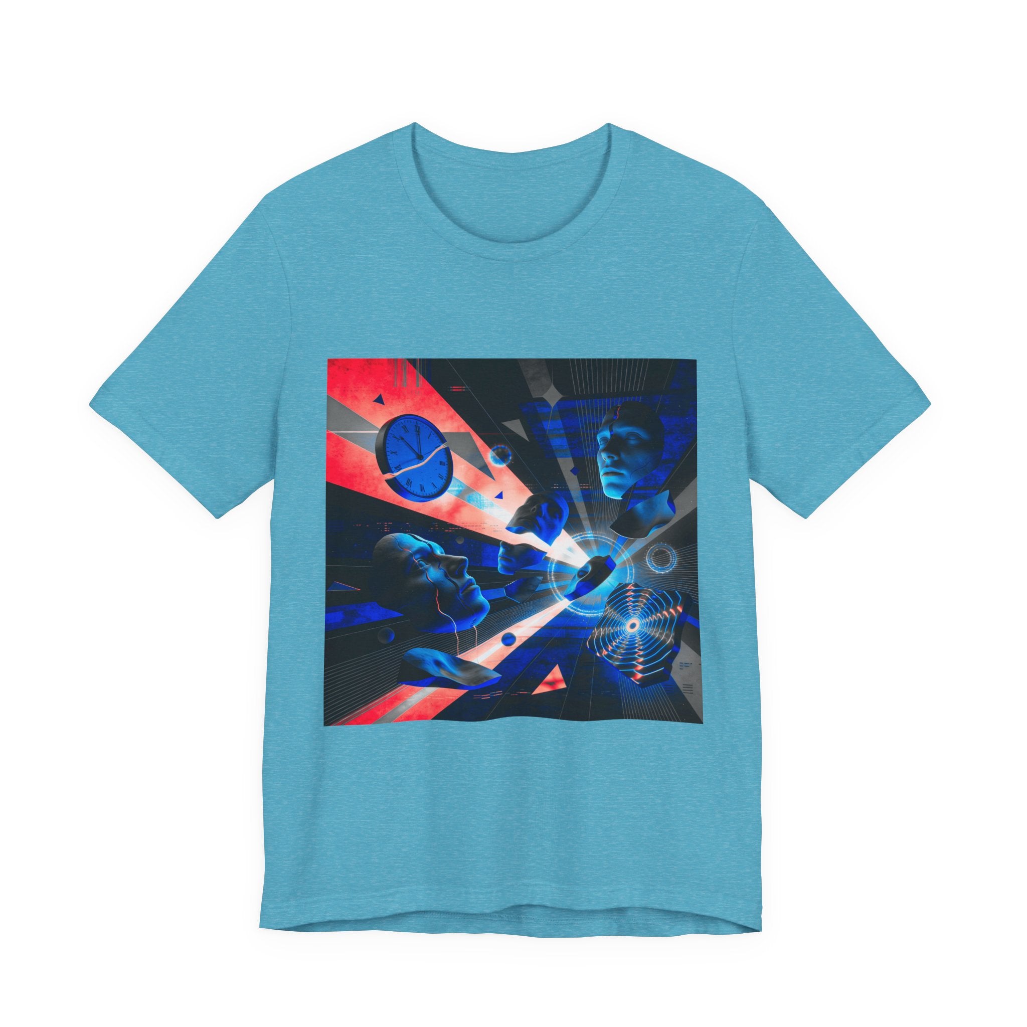 Spacewave Graphic Tee — Retro Futurism Cosmic Design
