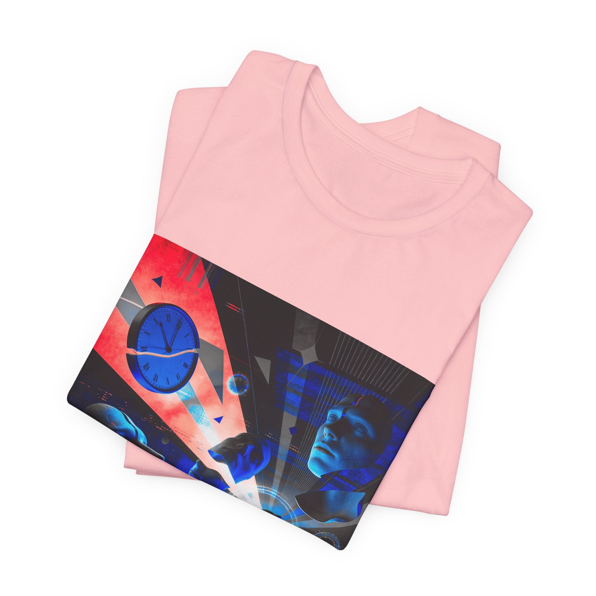 Spacewave Graphic Tee — Retro Futurism Cosmic Design
