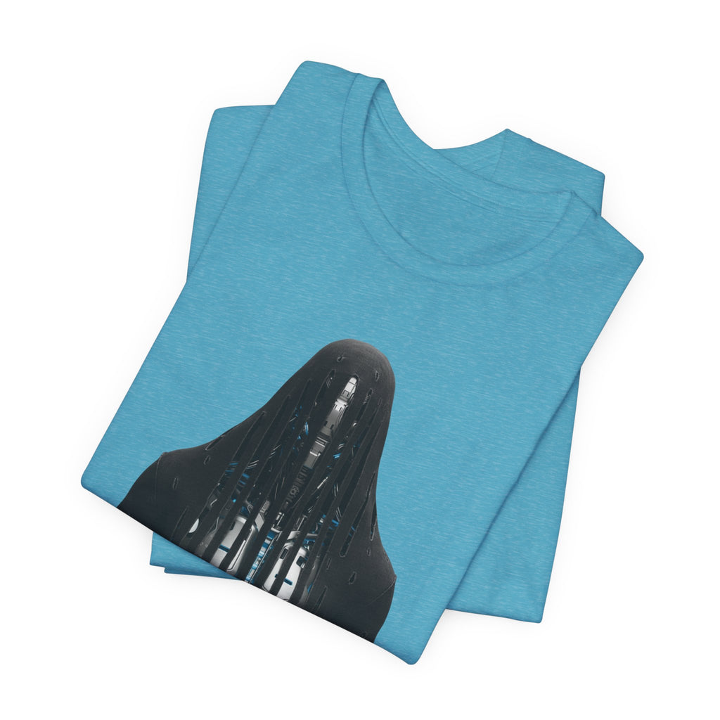 Horror Silhouette Tee — Shadowed Figure Graphic T-Shirt
