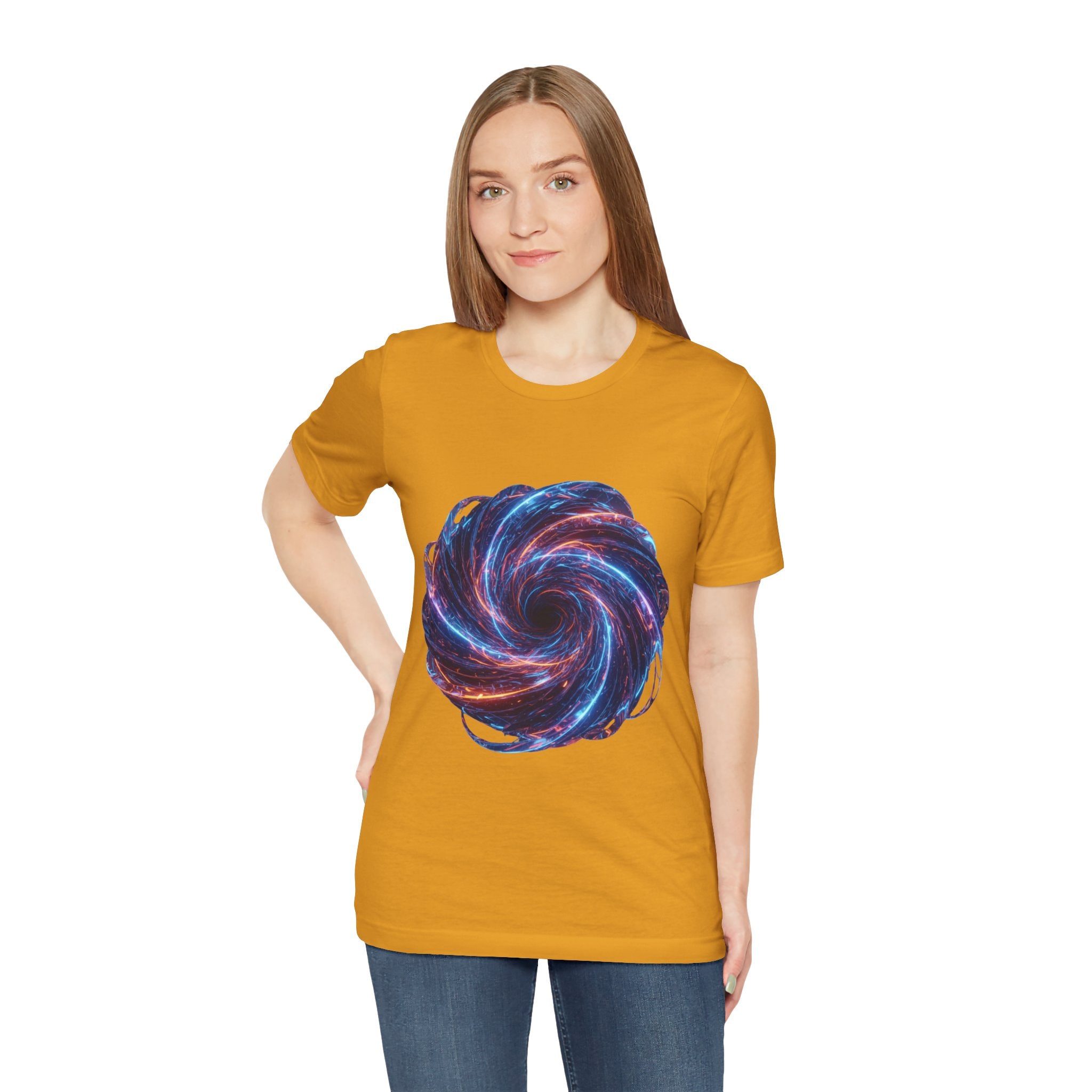 Galaxy Vortex T-Shirt — Cosmic Swirl Space Tee