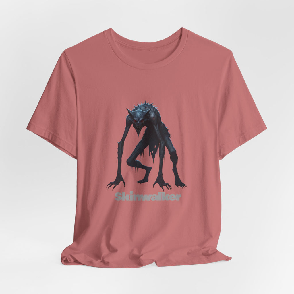 Skinwalker Graphic Tee — Creepy Creature Horror T-Shirt