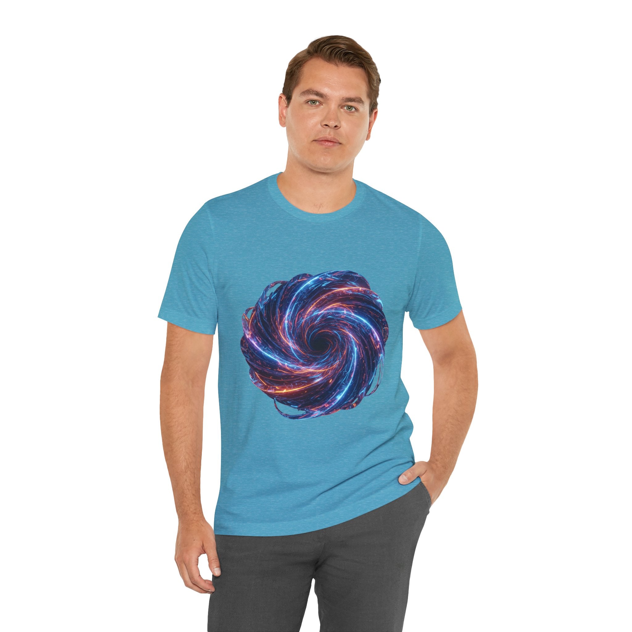 Galaxy Vortex T-Shirt — Cosmic Swirl Space Tee
