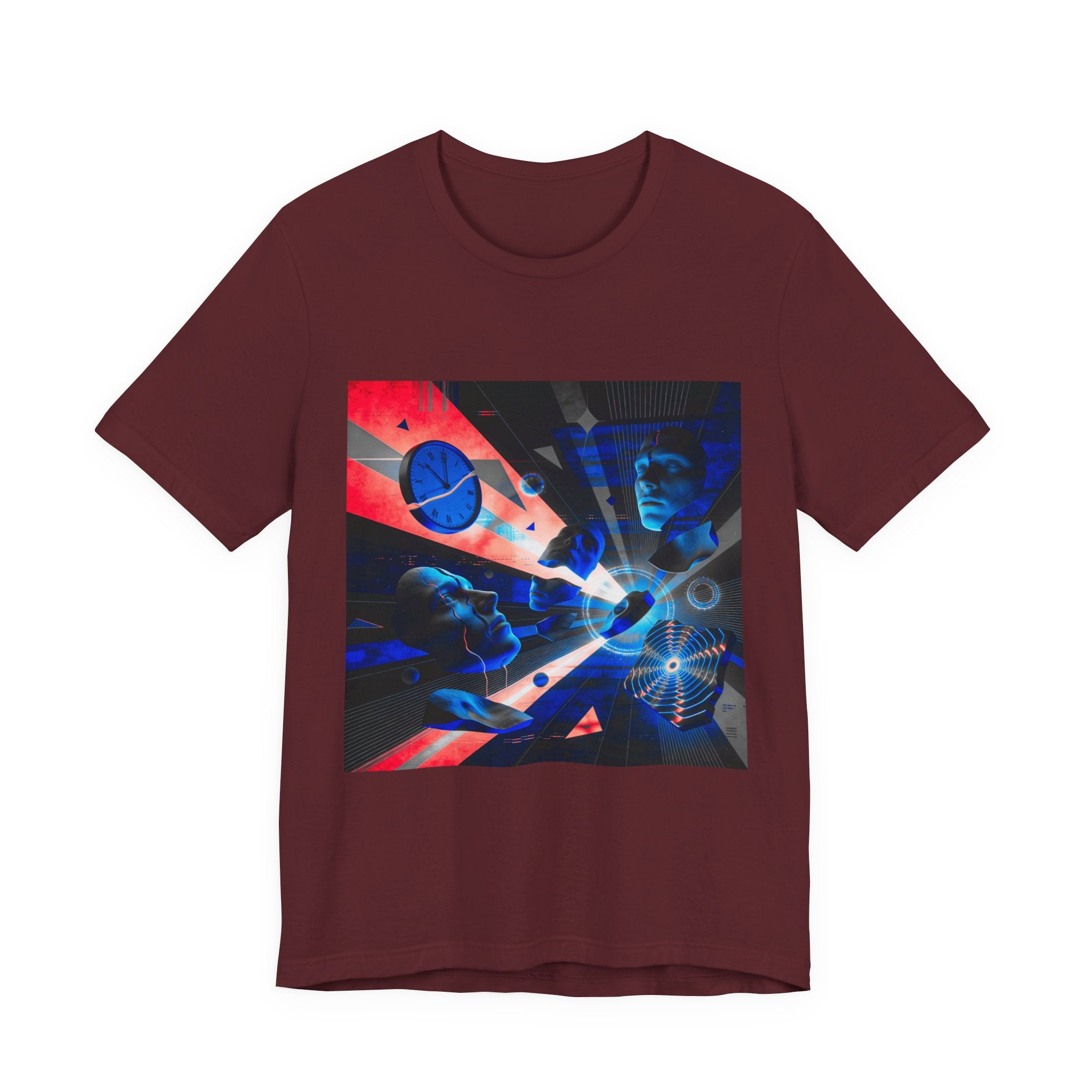 Spacewave Graphic Tee — Retro Futurism Cosmic Design