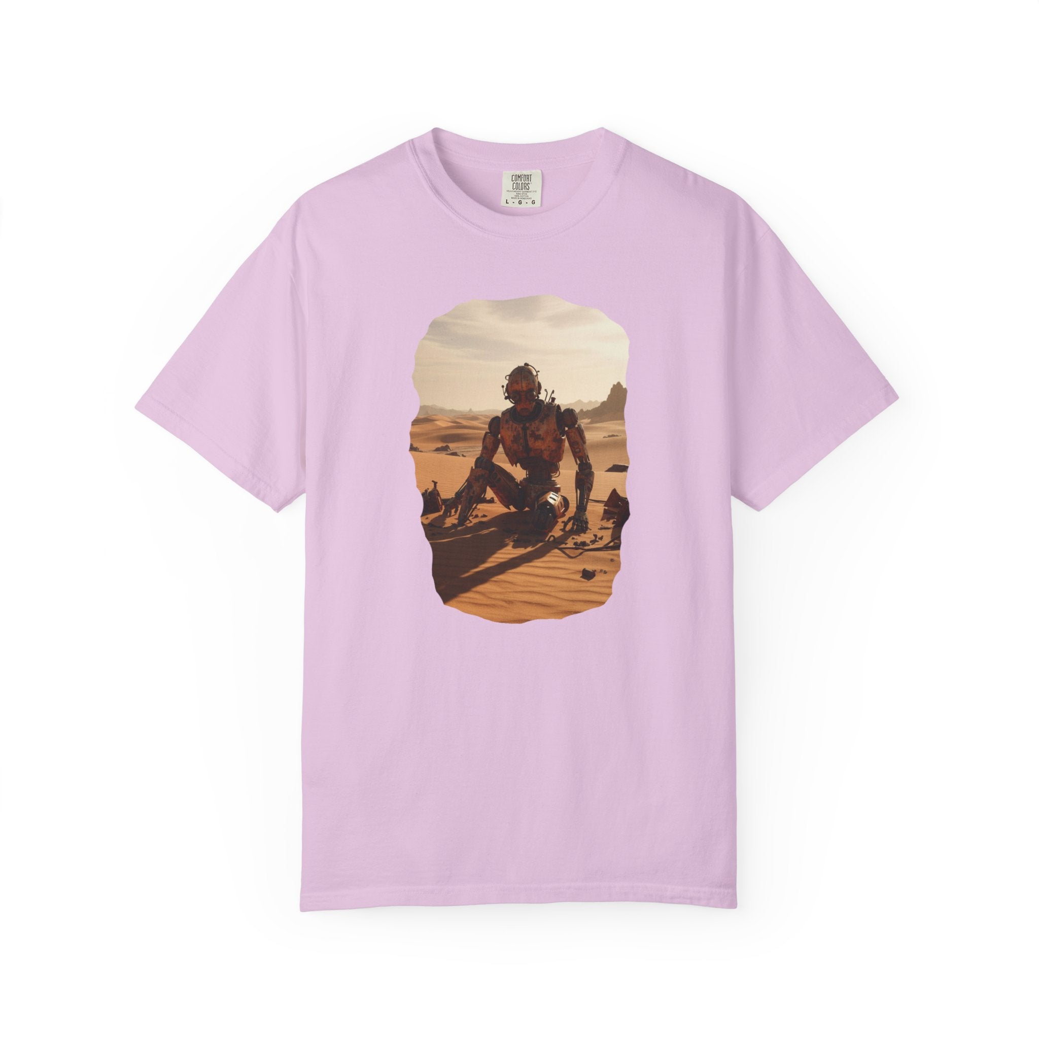 Desert Surfer T-Shirt — Vintage Sunlit Sandboarding Graphic Tee