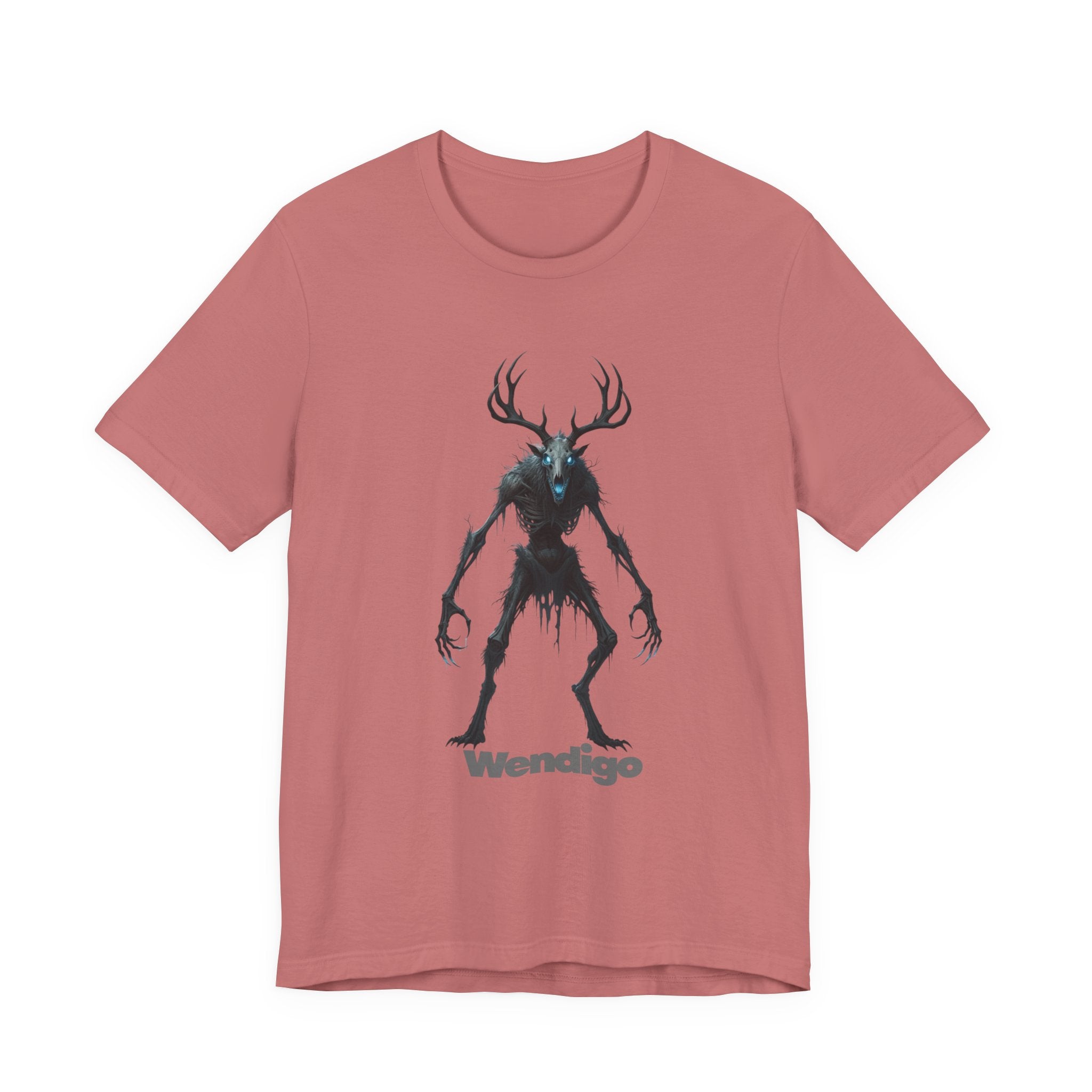 Wendigo Horror Tee — Creepy Deer Monster Graphic T-Shirt
