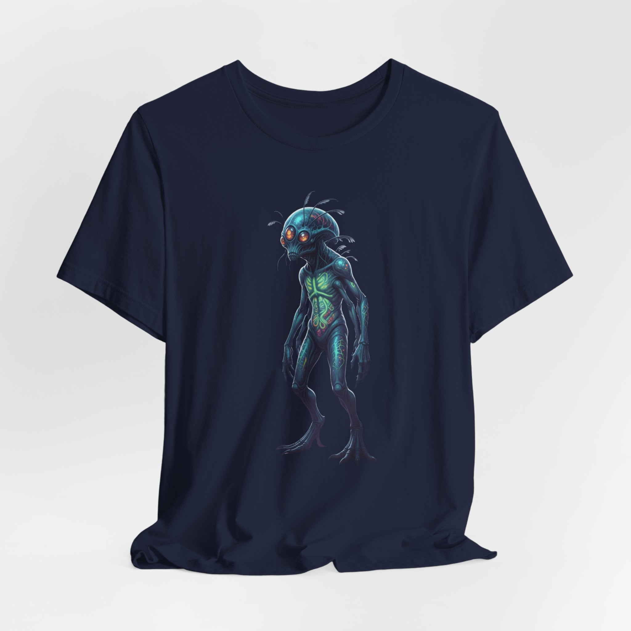 Alien Creature Graphic Tee — Sci‑Fi Monster T‑Shirt