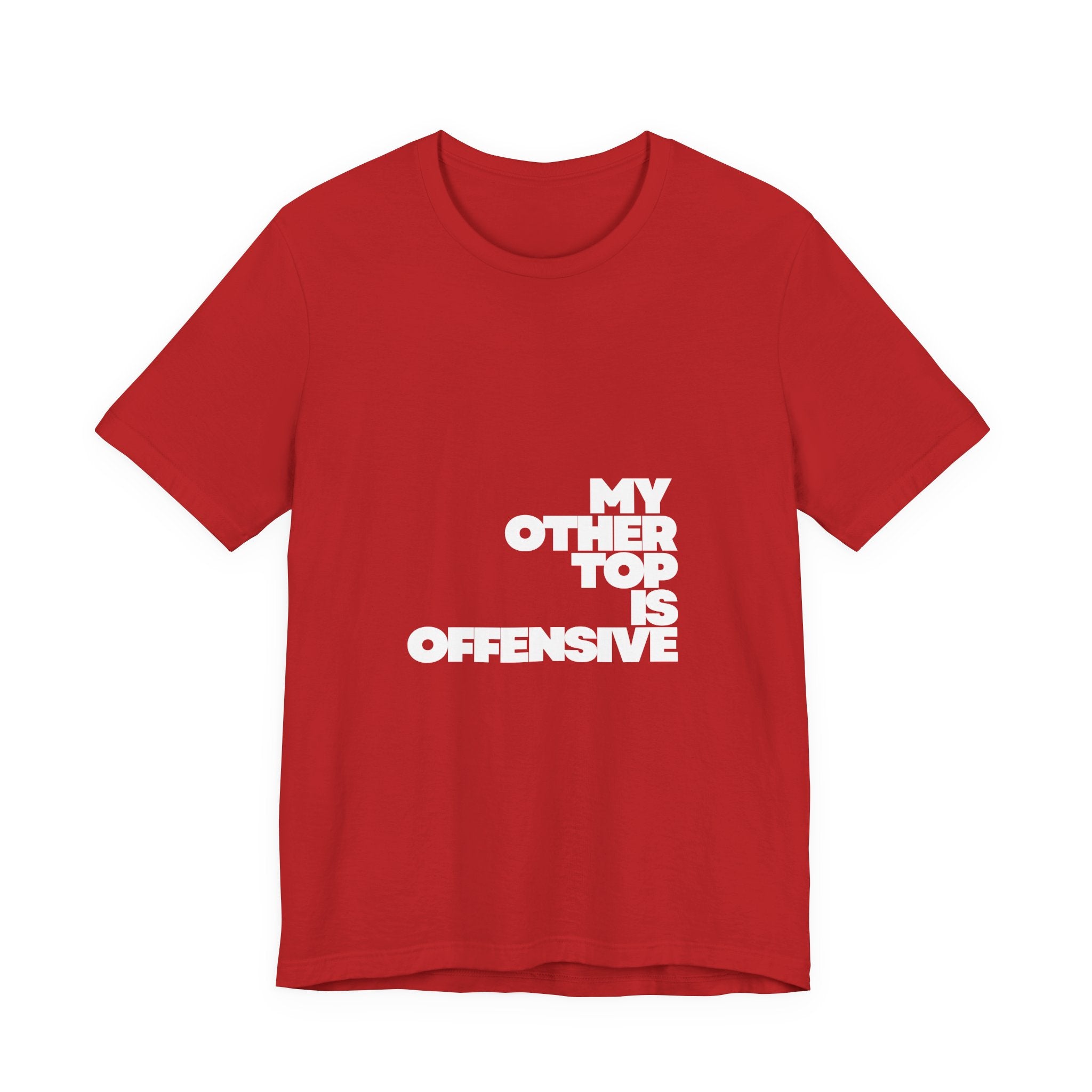 Classic White Tee — Plain Unisex Short Sleeve T-Shirt