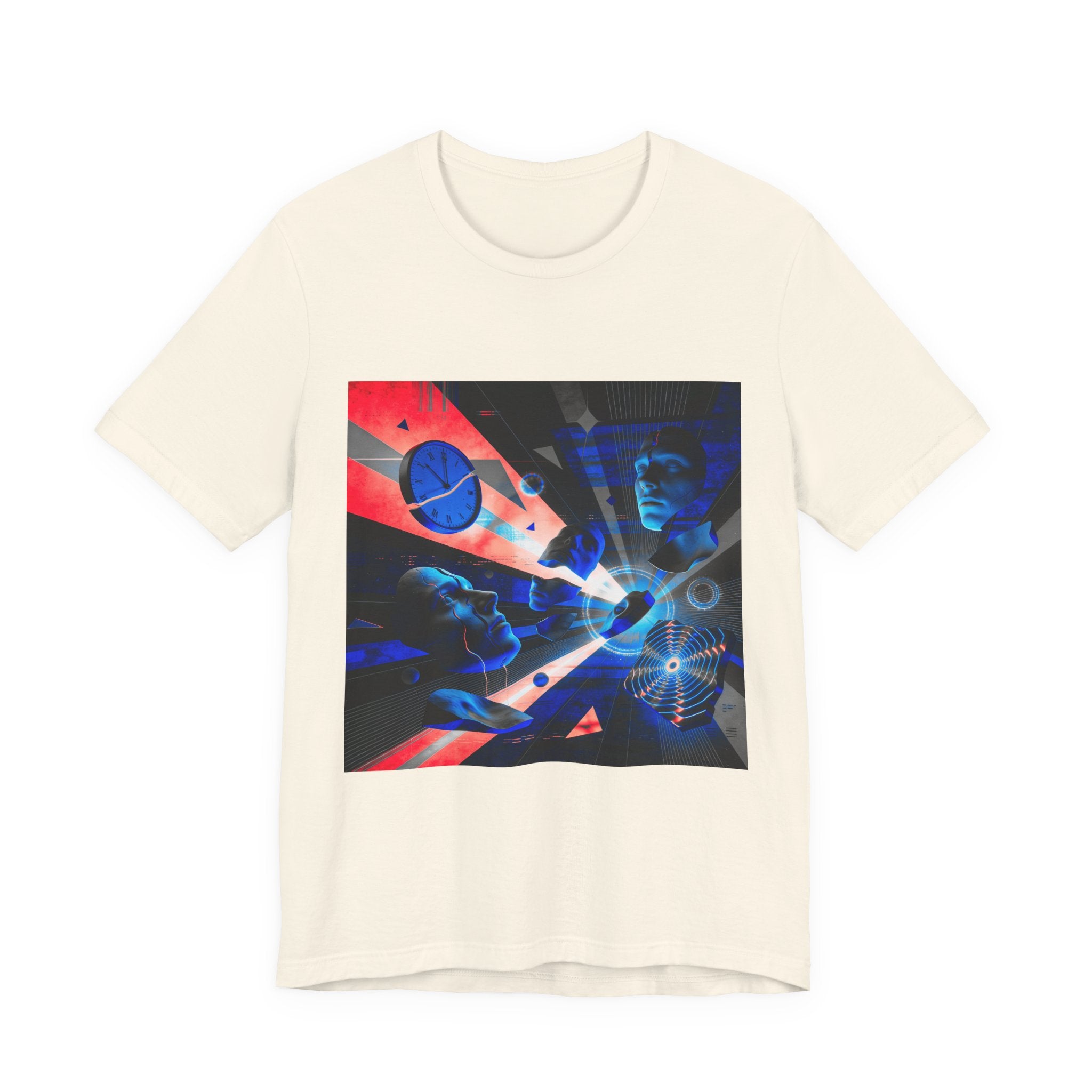 Spacewave Graphic Tee — Retro Futurism Cosmic Design