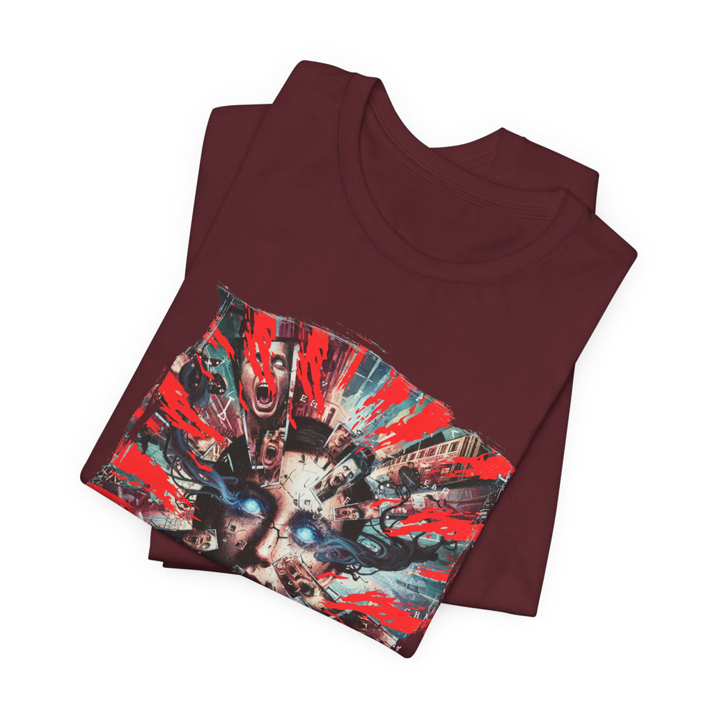 Surreal Sunburst Face Graphic Tee