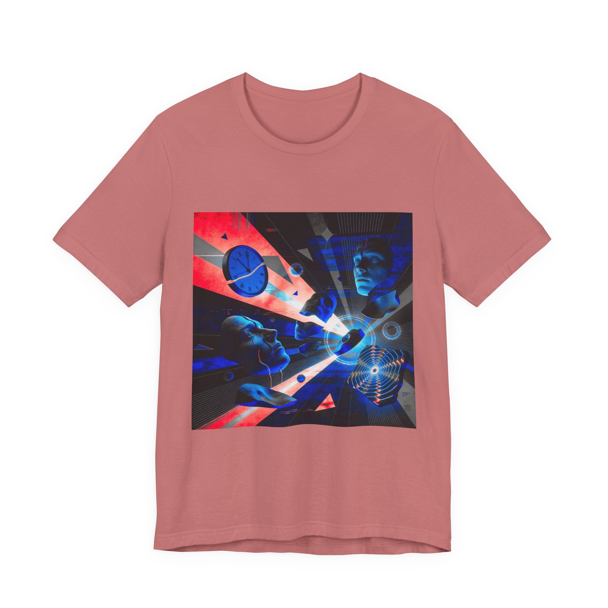 Spacewave Graphic Tee — Retro Futurism Cosmic Design