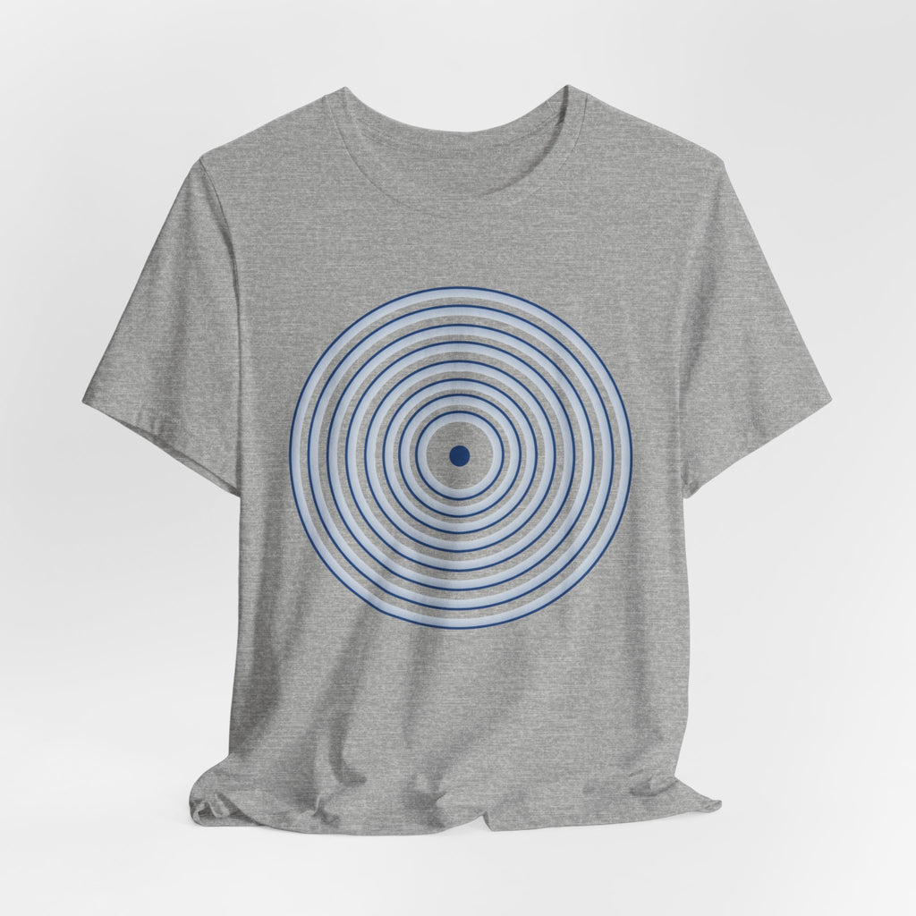 Concentric Circle Graphic Tee – Minimalist Retro Target Design