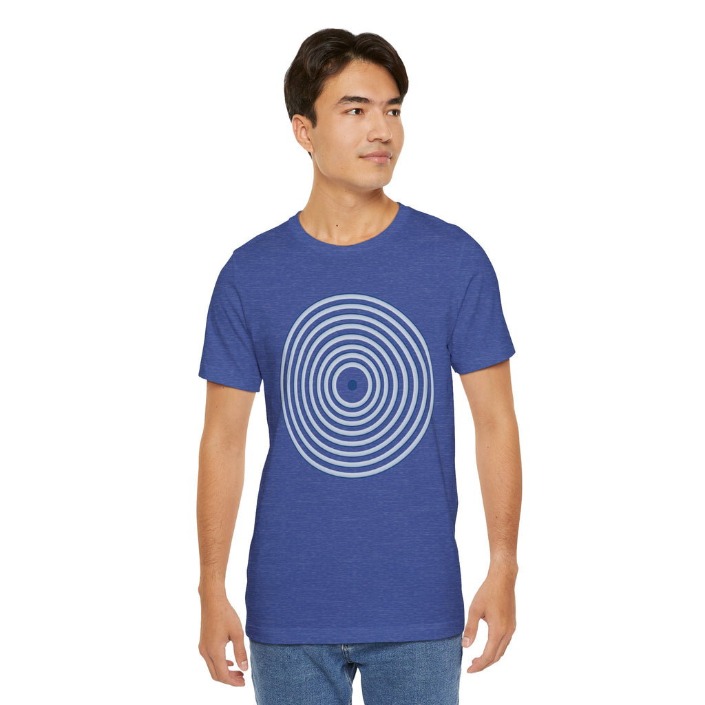 Concentric Circle Graphic Tee – Minimalist Retro Target Design