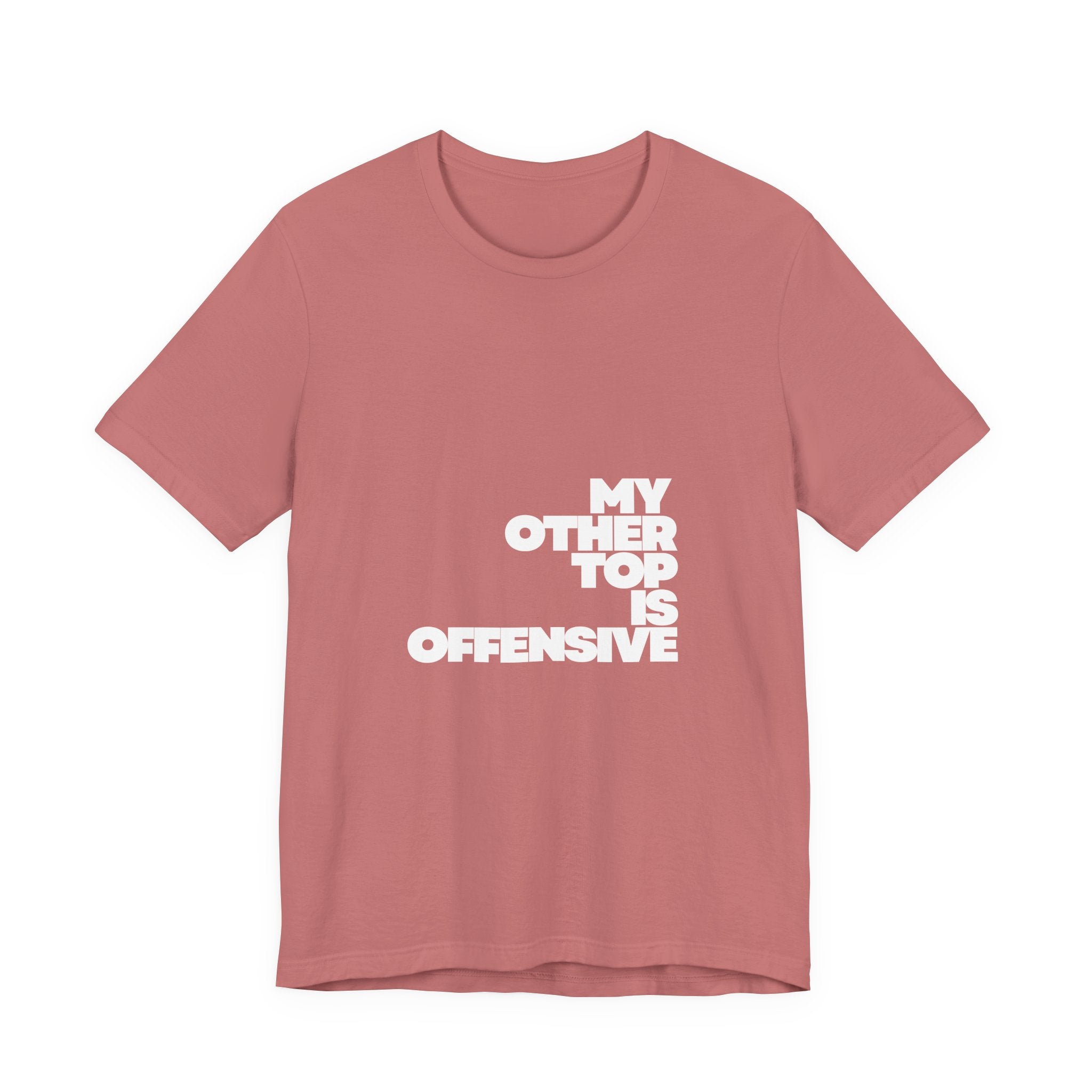 Classic White Tee — Plain Unisex Short Sleeve T-Shirt
