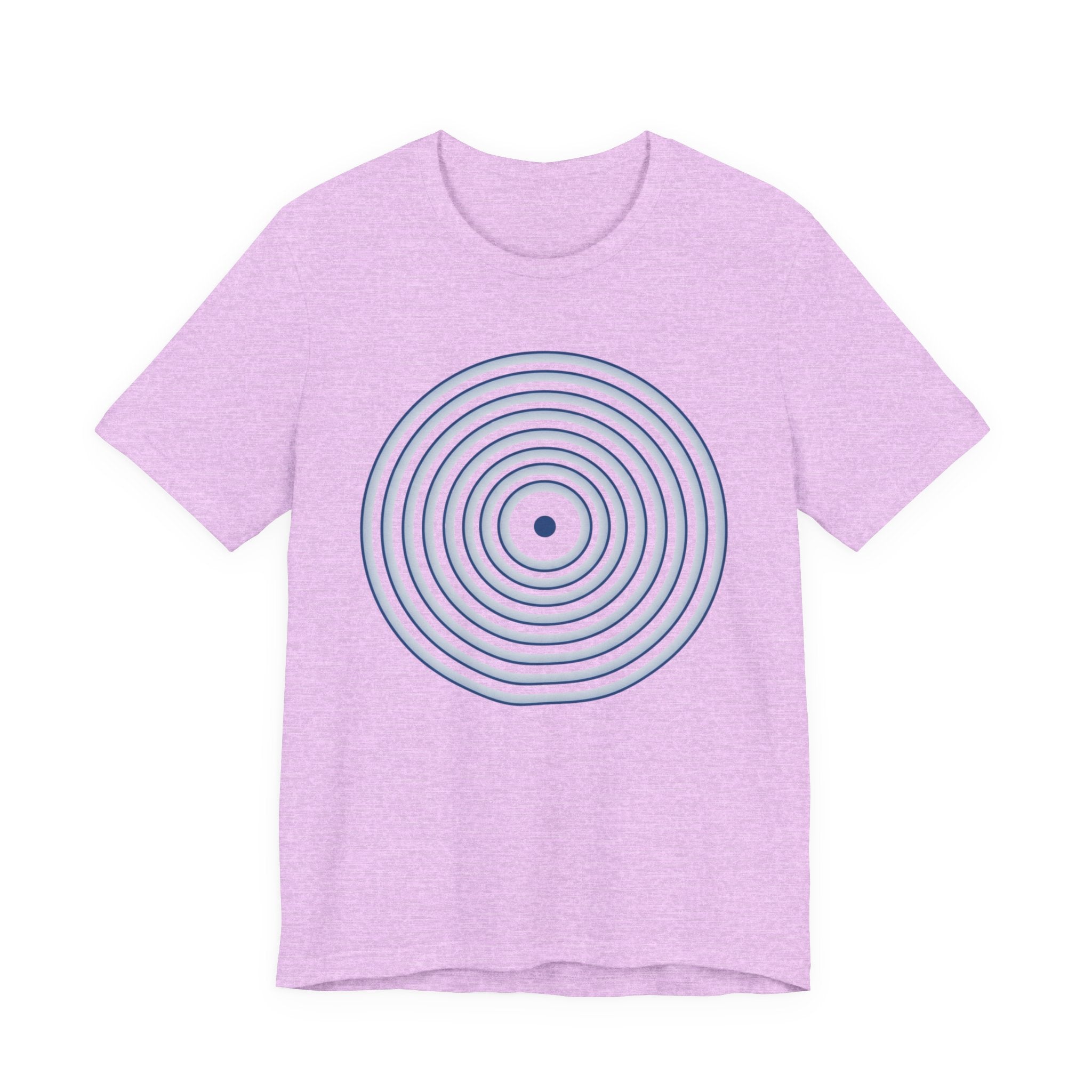 Concentric Circle Graphic Tee – Minimalist Retro Target Design