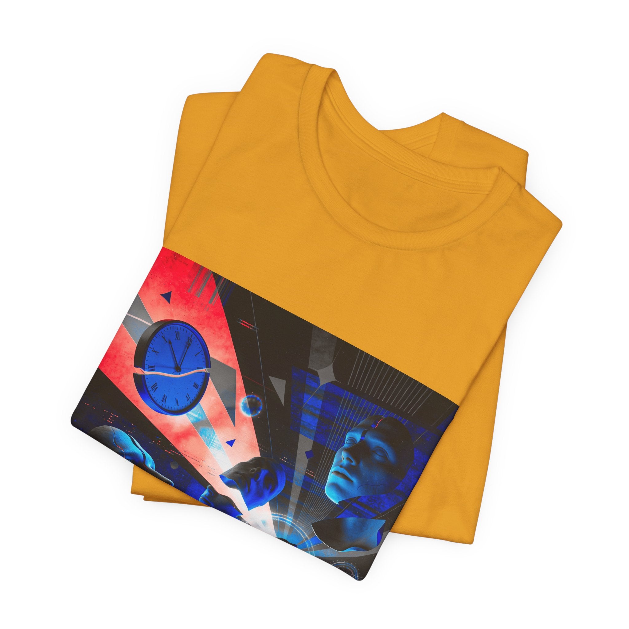 Spacewave Graphic Tee — Retro Futurism Cosmic Design