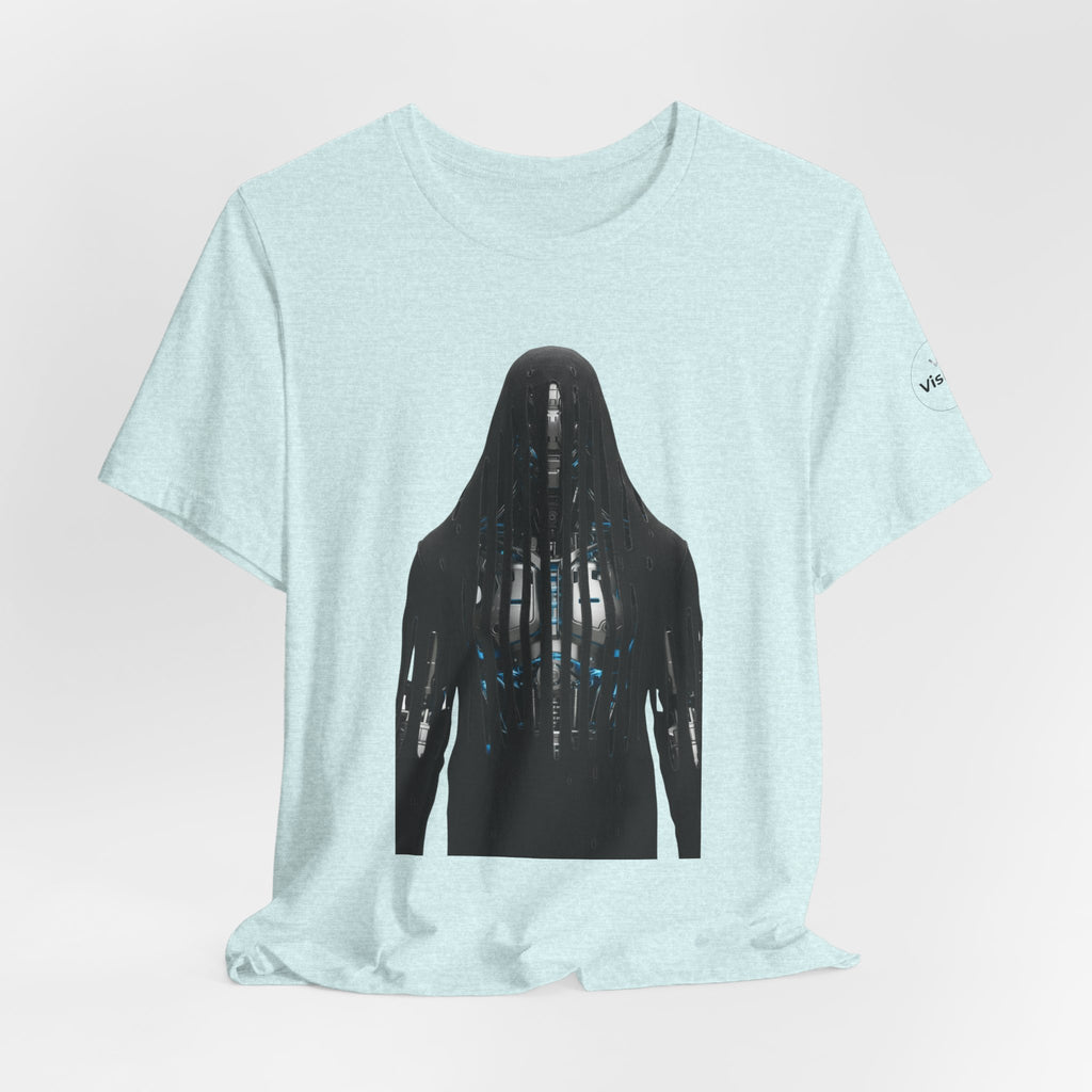 Horror Silhouette Tee — Shadowed Figure Graphic T-Shirt