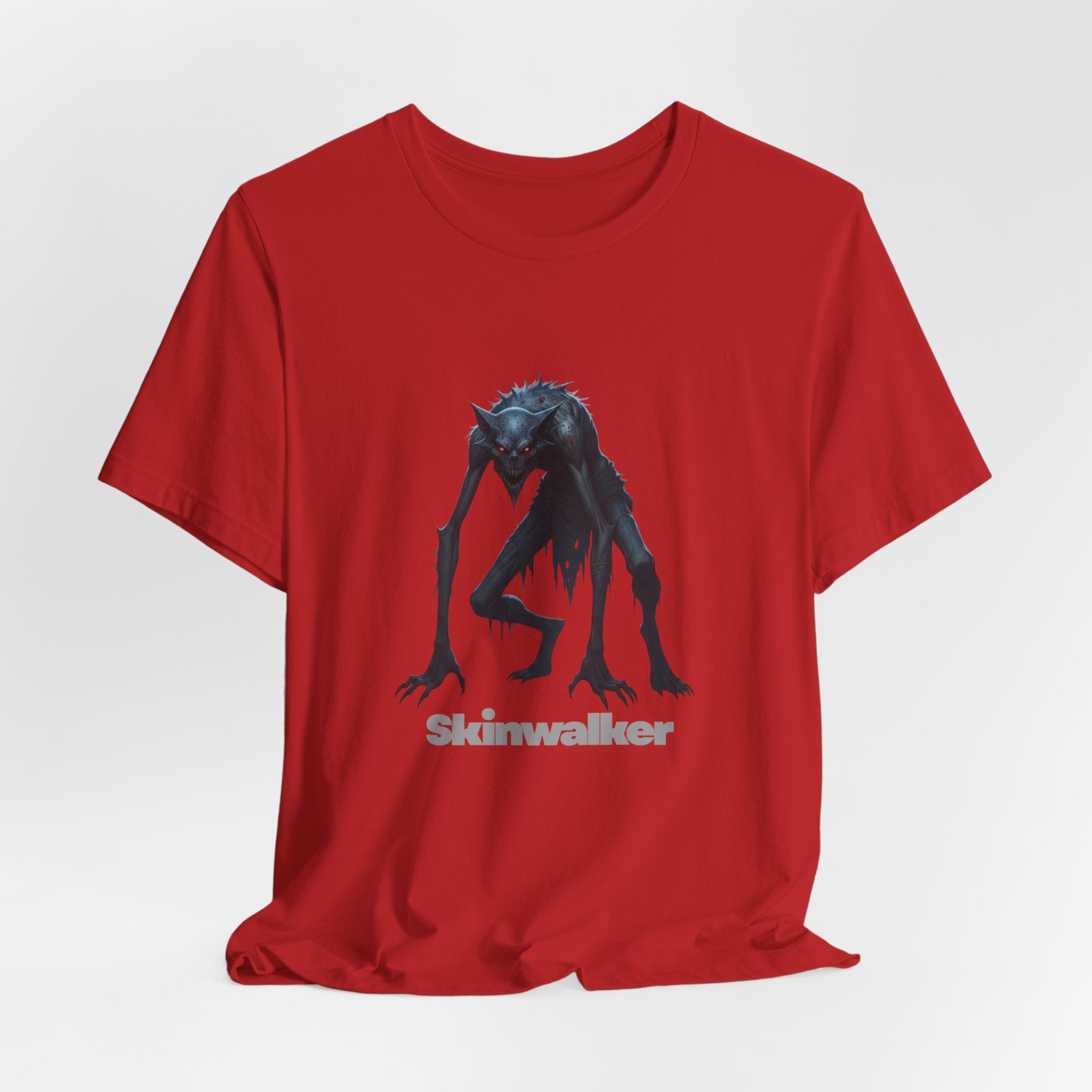 Skinwalker Graphic Tee — Creepy Creature Horror T-Shirt