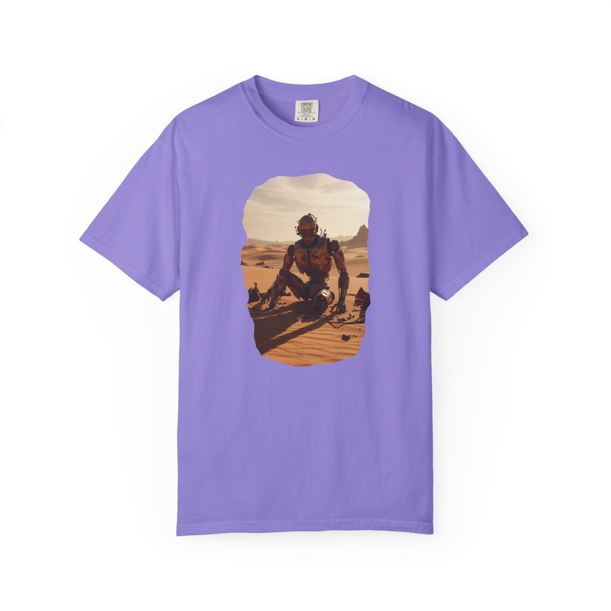 Desert Surfer T-Shirt — Vintage Sunlit Sandboarding Graphic Tee