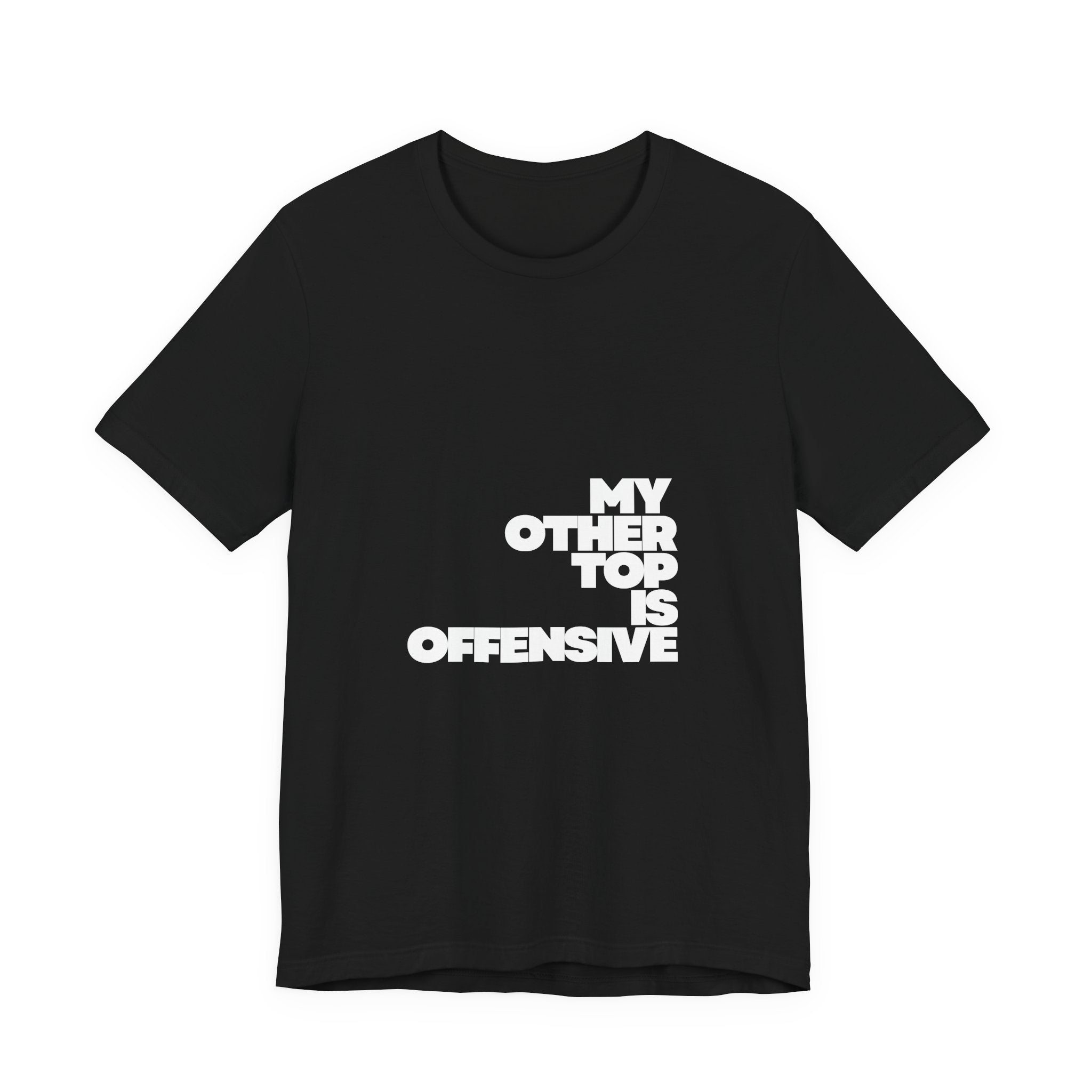 Classic White Tee — Plain Unisex Short Sleeve T-Shirt