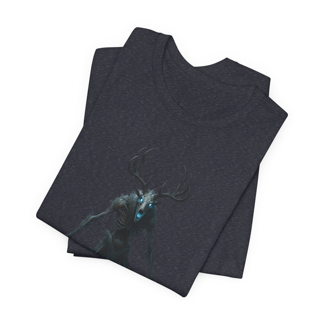 Wendigo Horror Tee — Creepy Deer Monster Graphic T-Shirt