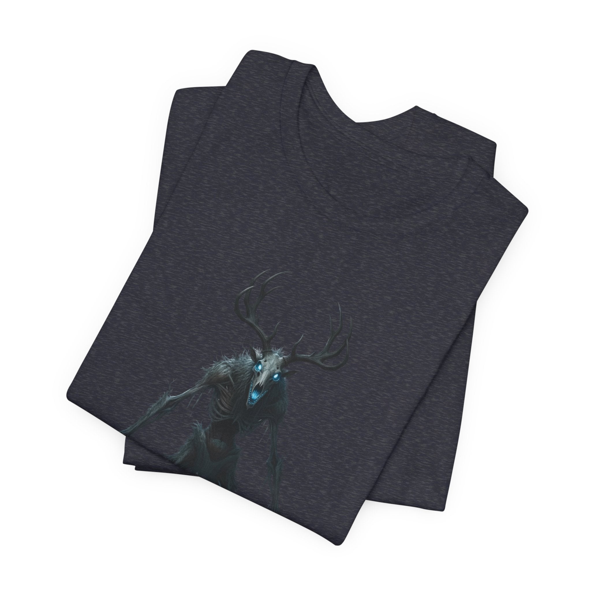 Wendigo Horror Tee — Creepy Deer Monster Graphic T-Shirt