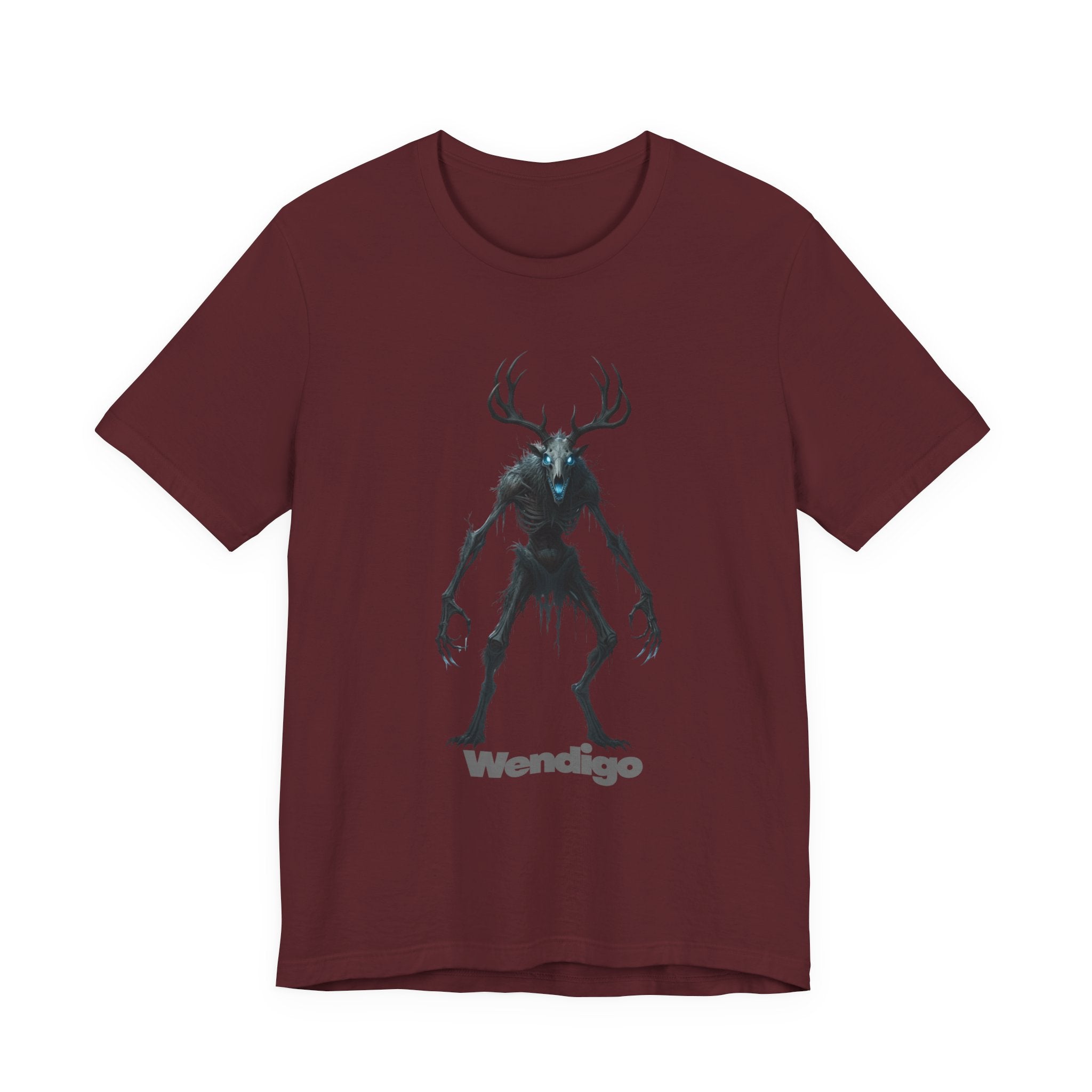 Wendigo Horror Tee — Creepy Deer Monster Graphic T-Shirt