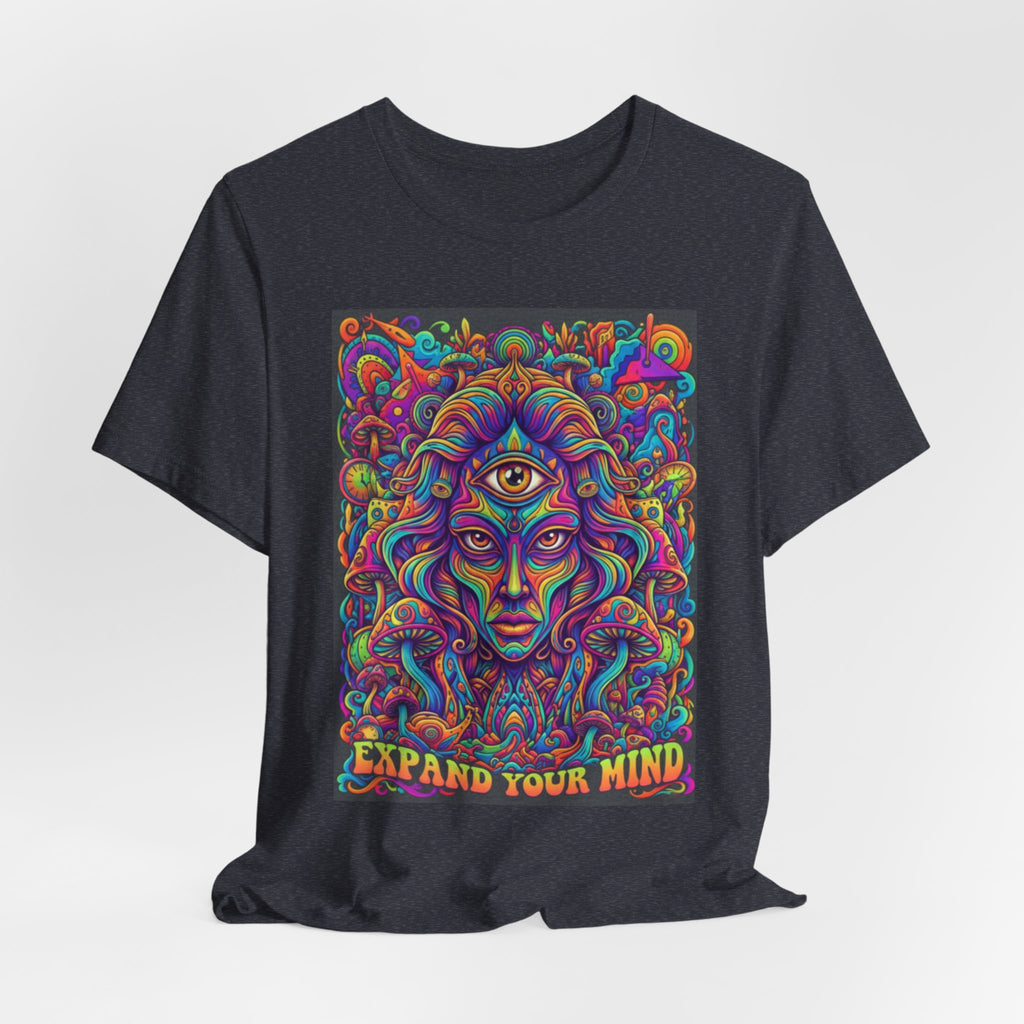 Expand Your Mind Psychedelic T-Shirt — Third Eye Trippy Art Tee