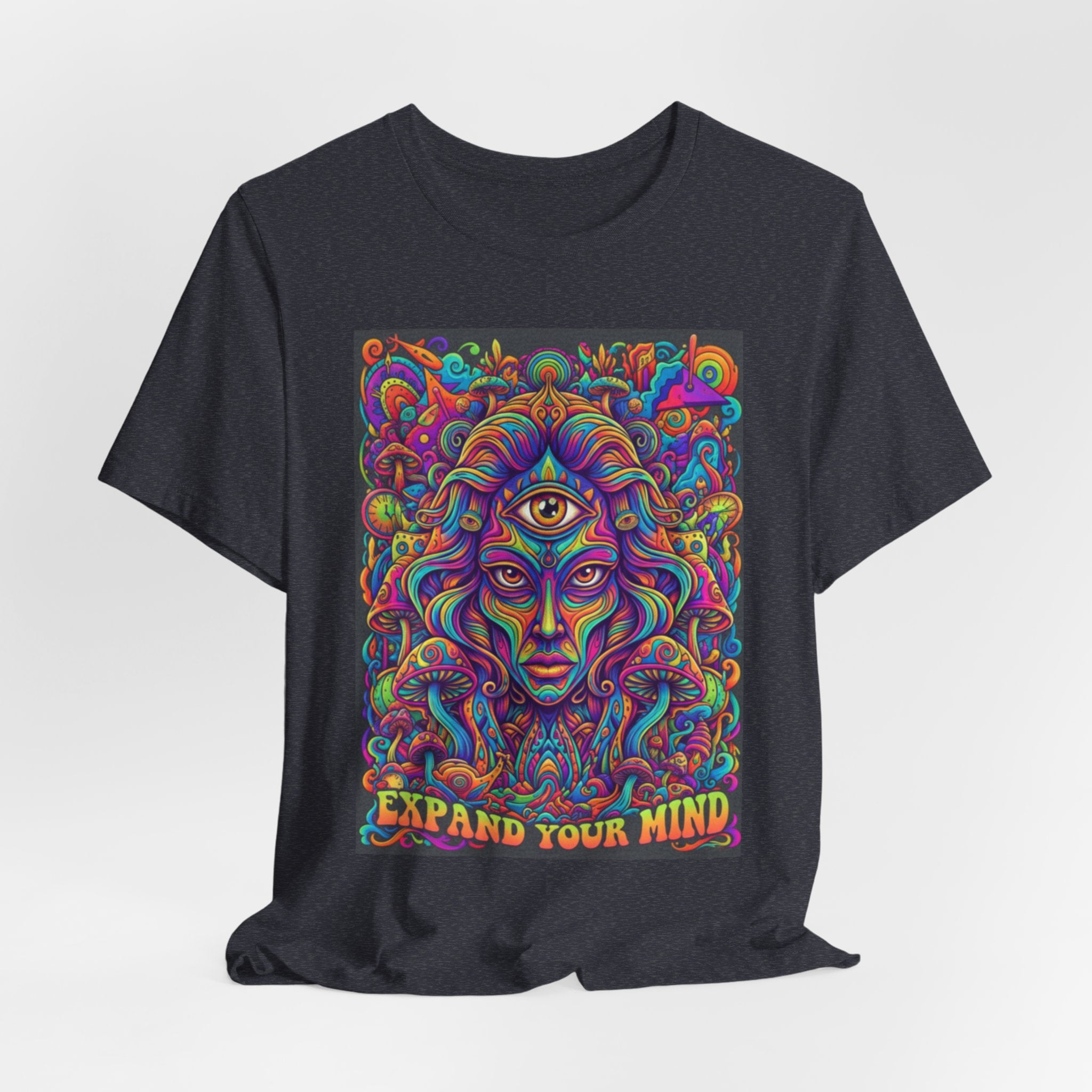 Expand Your Mind Psychedelic T-Shirt — Third Eye Trippy Art Tee