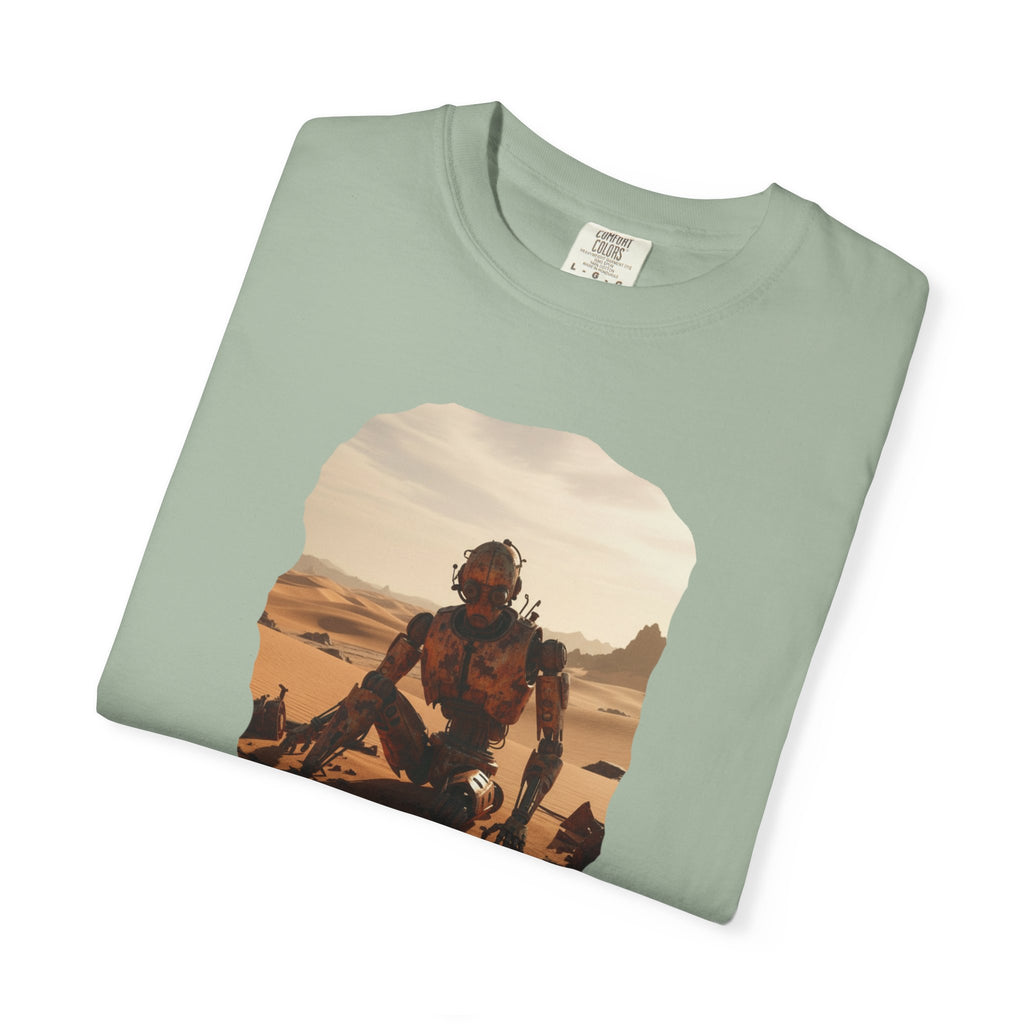 Desert Surfer T-Shirt — Vintage Sunlit Sandboarding Graphic Tee