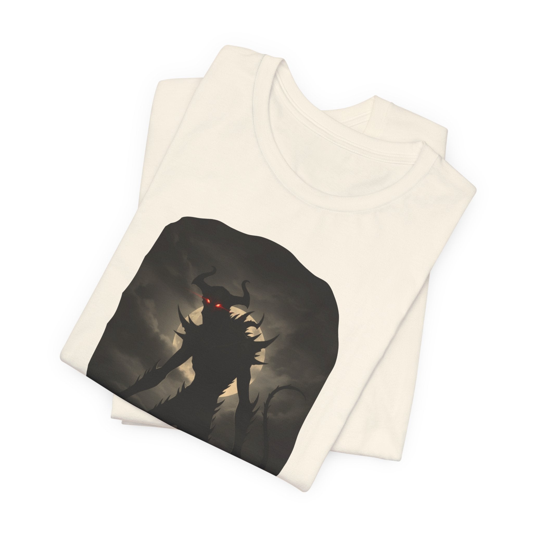 Monster Silhouette Tee — Dark Shadow Demon Graphic T-Shirt