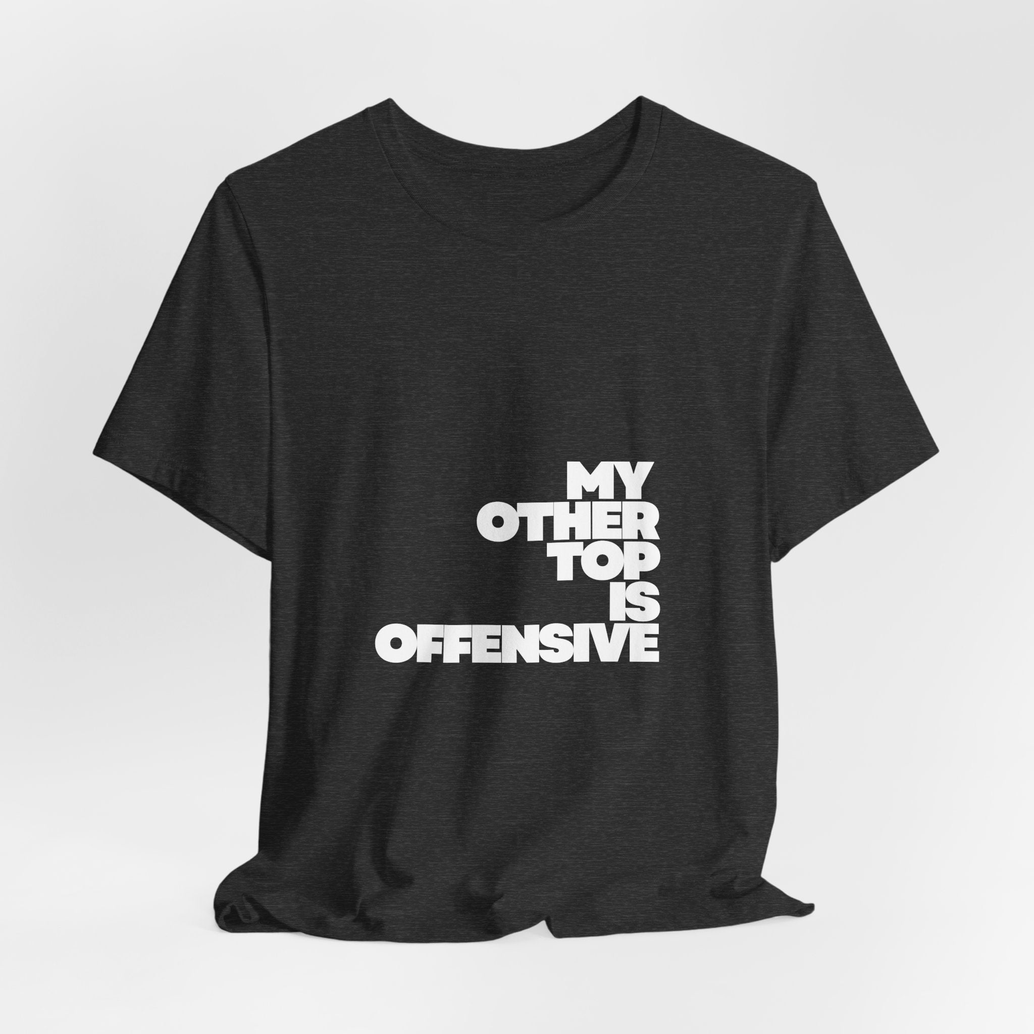 Classic White Tee — Plain Unisex Short Sleeve T-Shirt