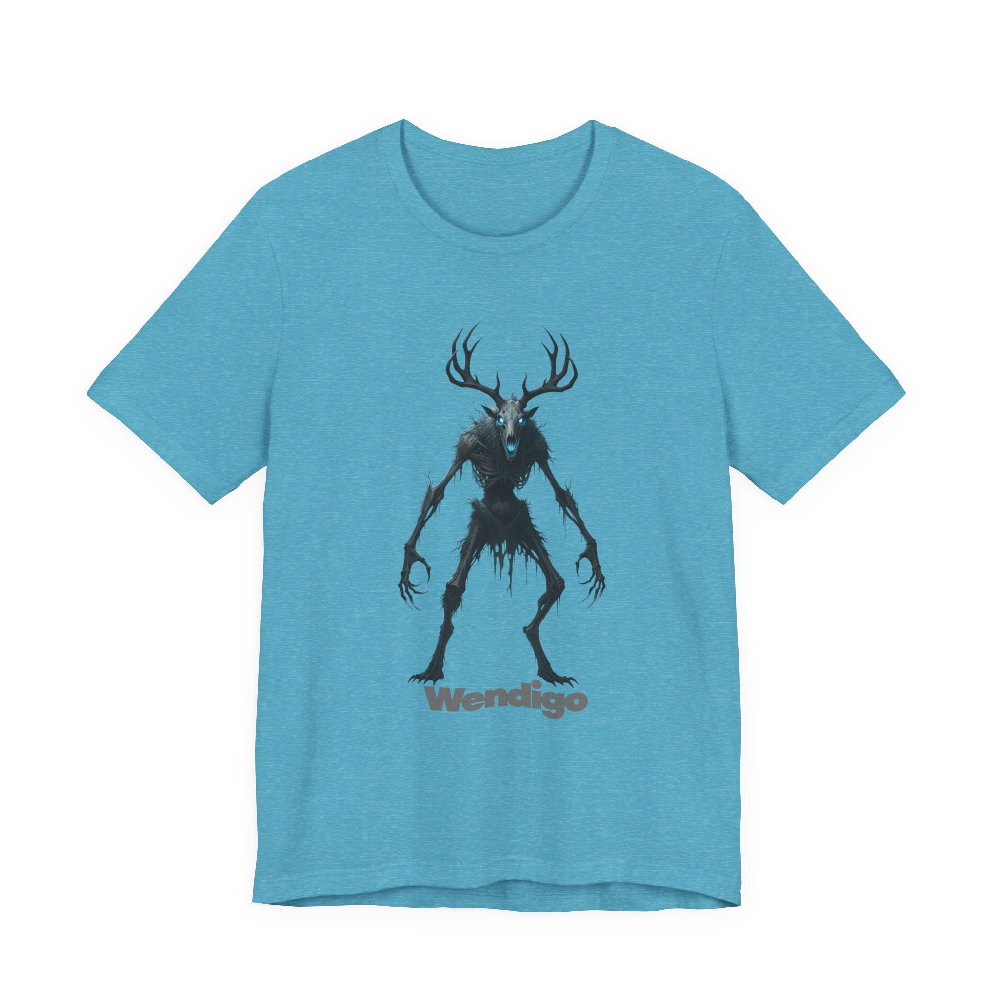 Wendigo Horror Tee — Creepy Deer Monster Graphic T-Shirt