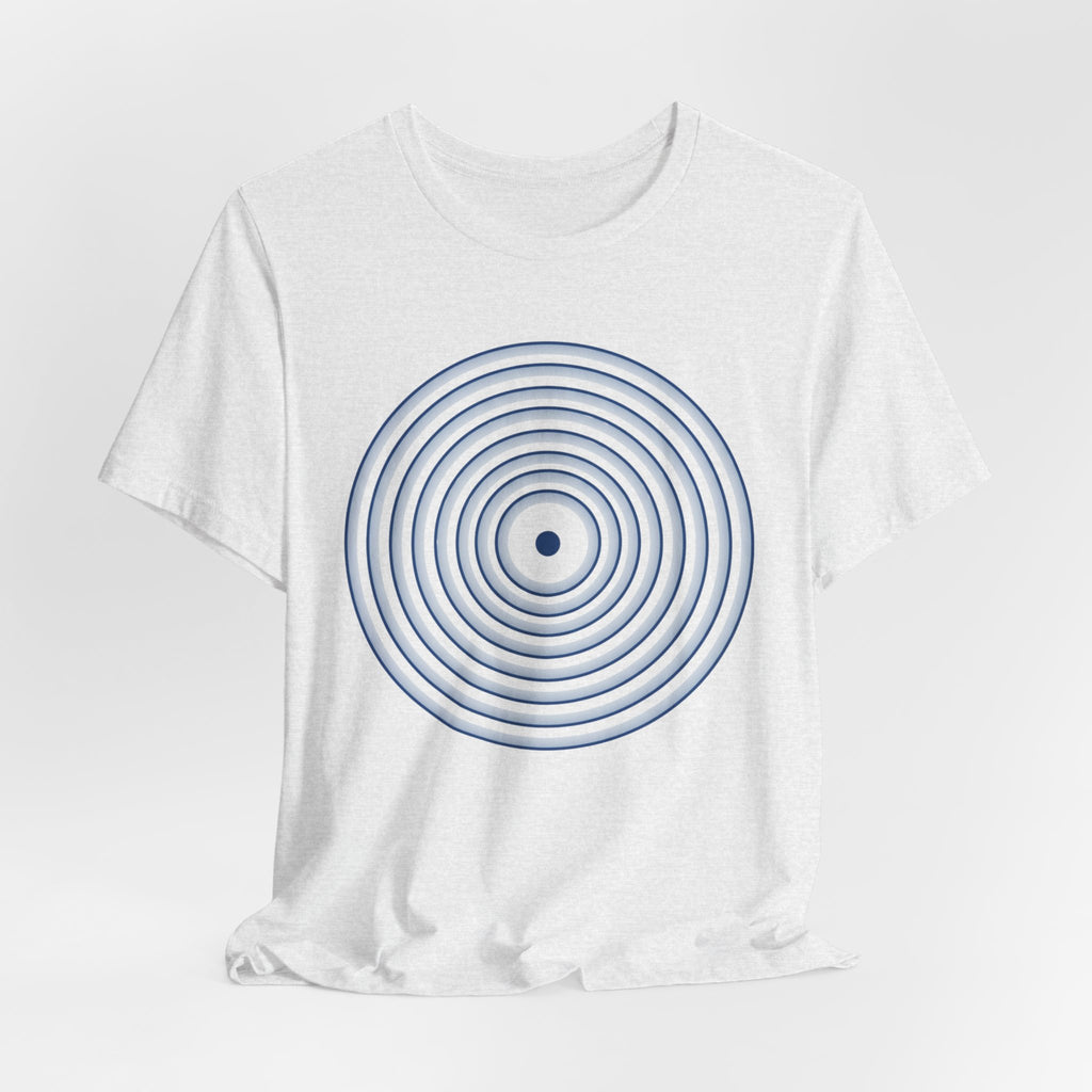 Concentric Circle Graphic Tee – Minimalist Retro Target Design