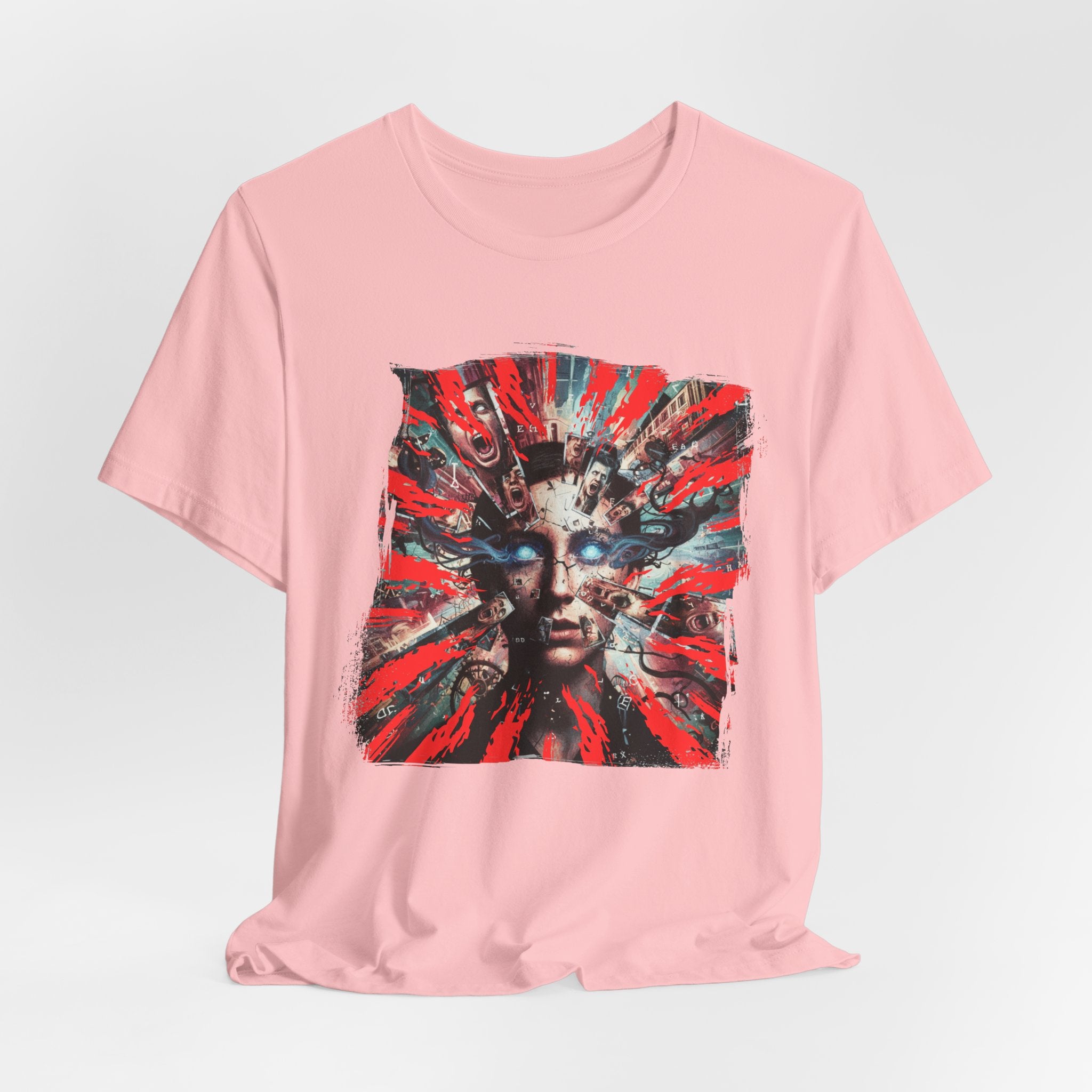 Surreal Sunburst Face Graphic Tee