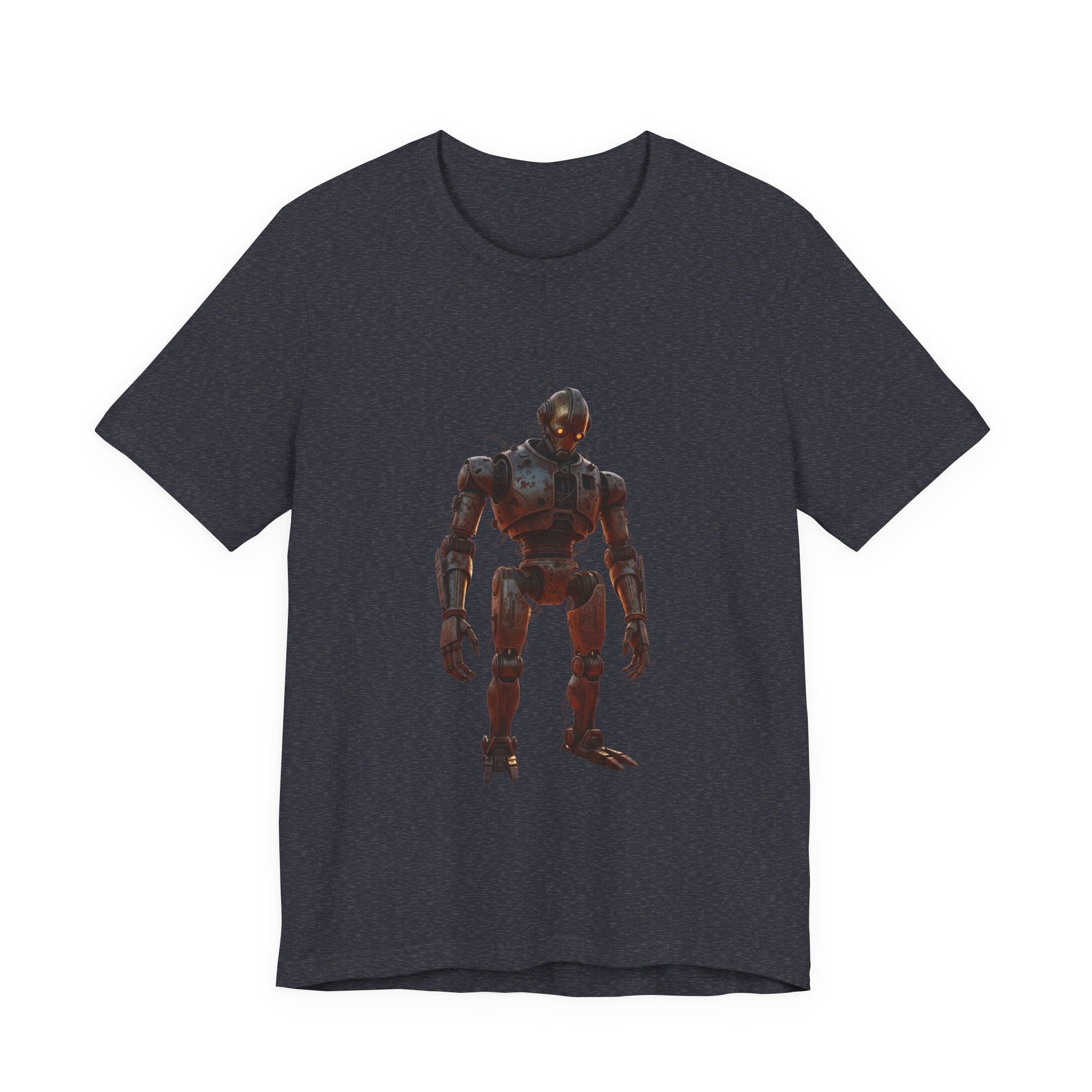 Retro Robot Graphic Tee — Vintage Mech Illustration T-Shirt