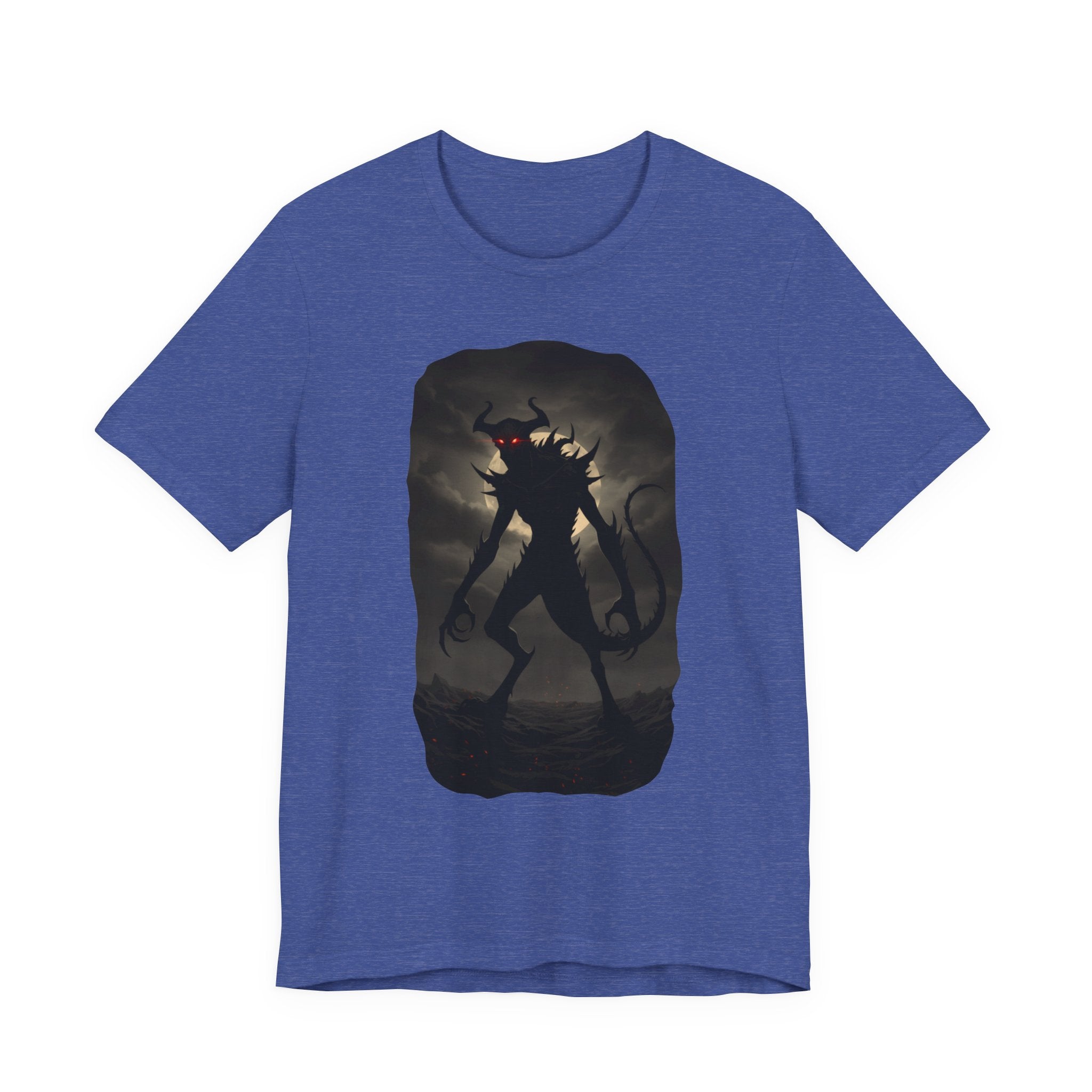 Monster Silhouette Tee — Dark Shadow Demon Graphic T-Shirt
