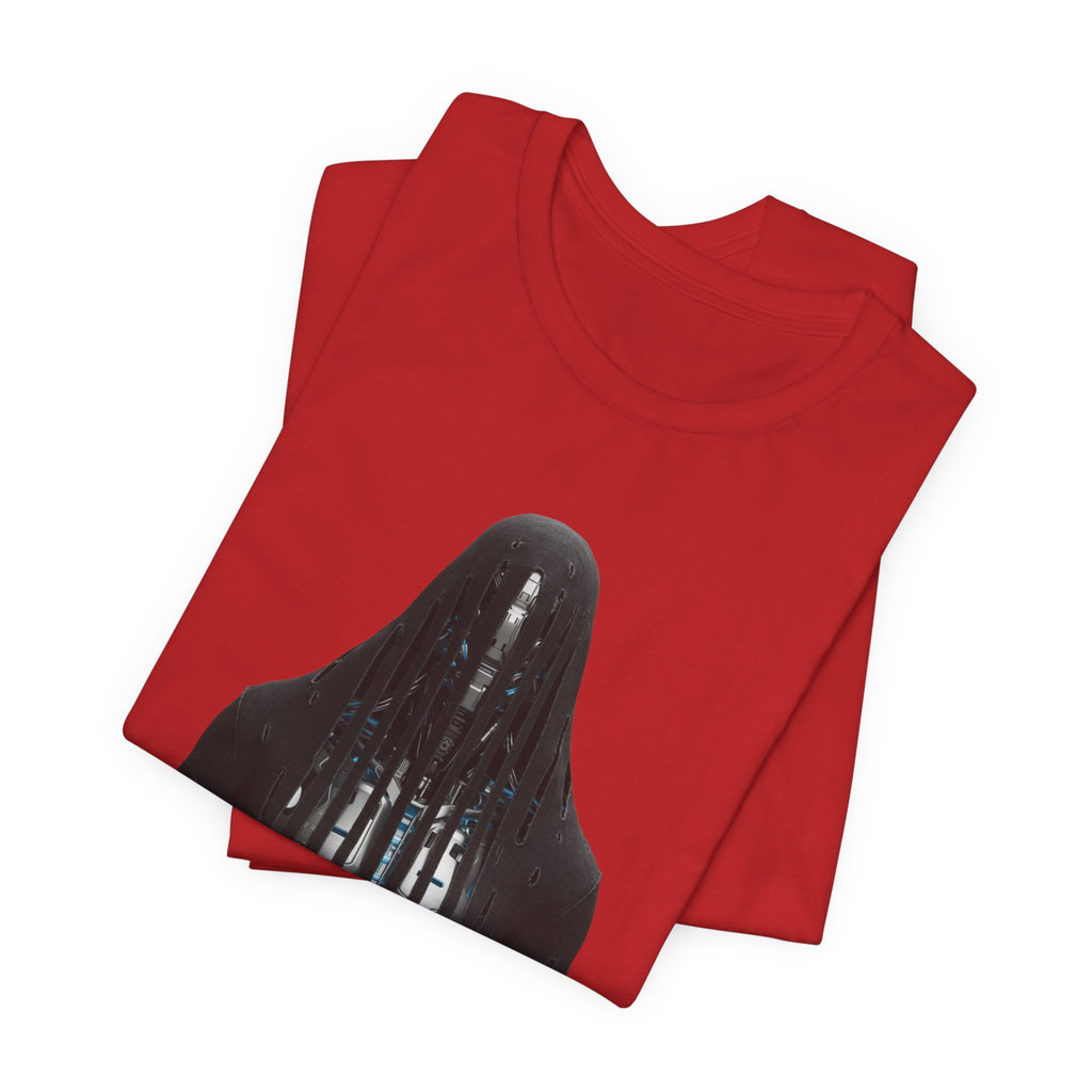 Horror Silhouette Tee — Shadowed Figure Graphic T-Shirt