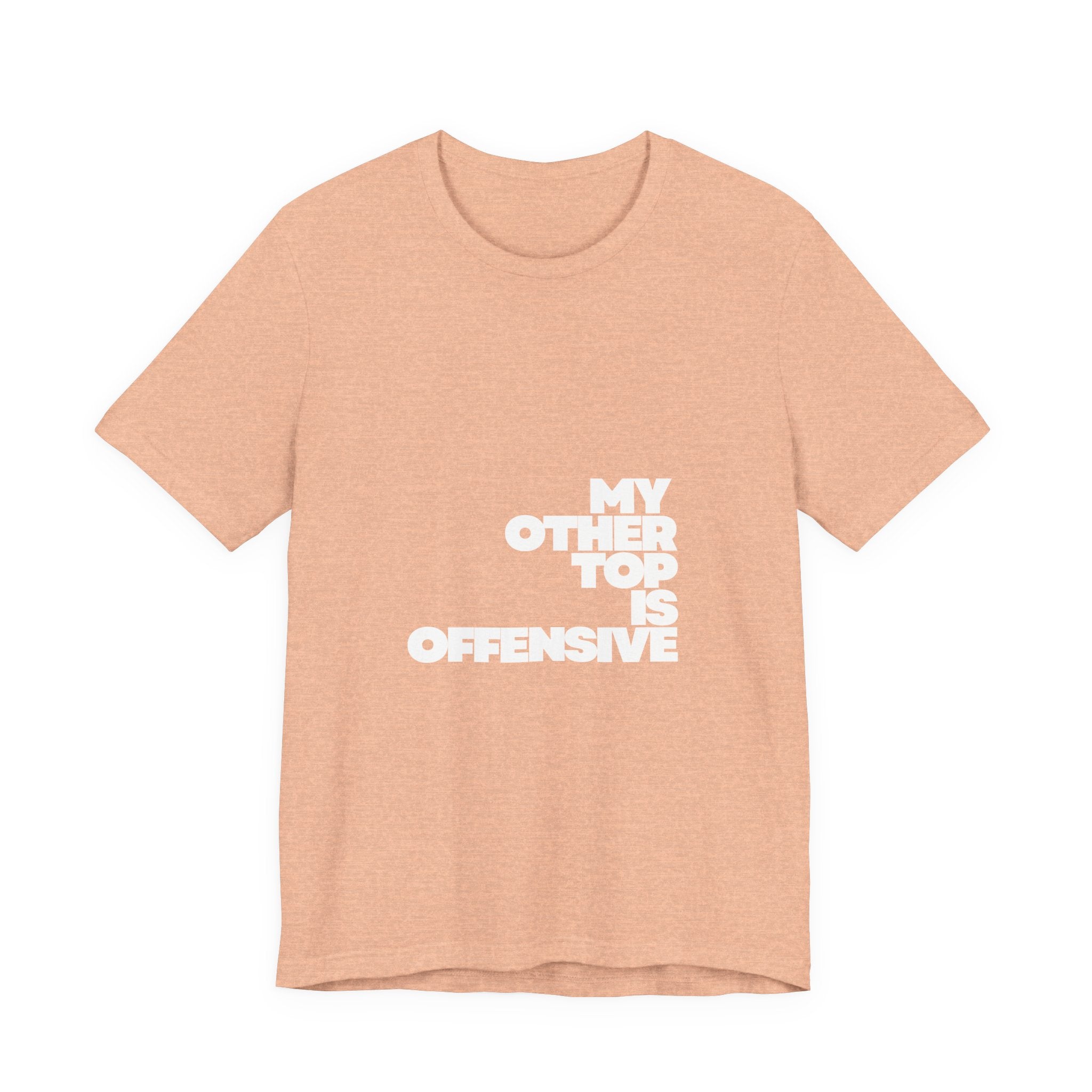 Classic White Tee — Plain Unisex Short Sleeve T-Shirt