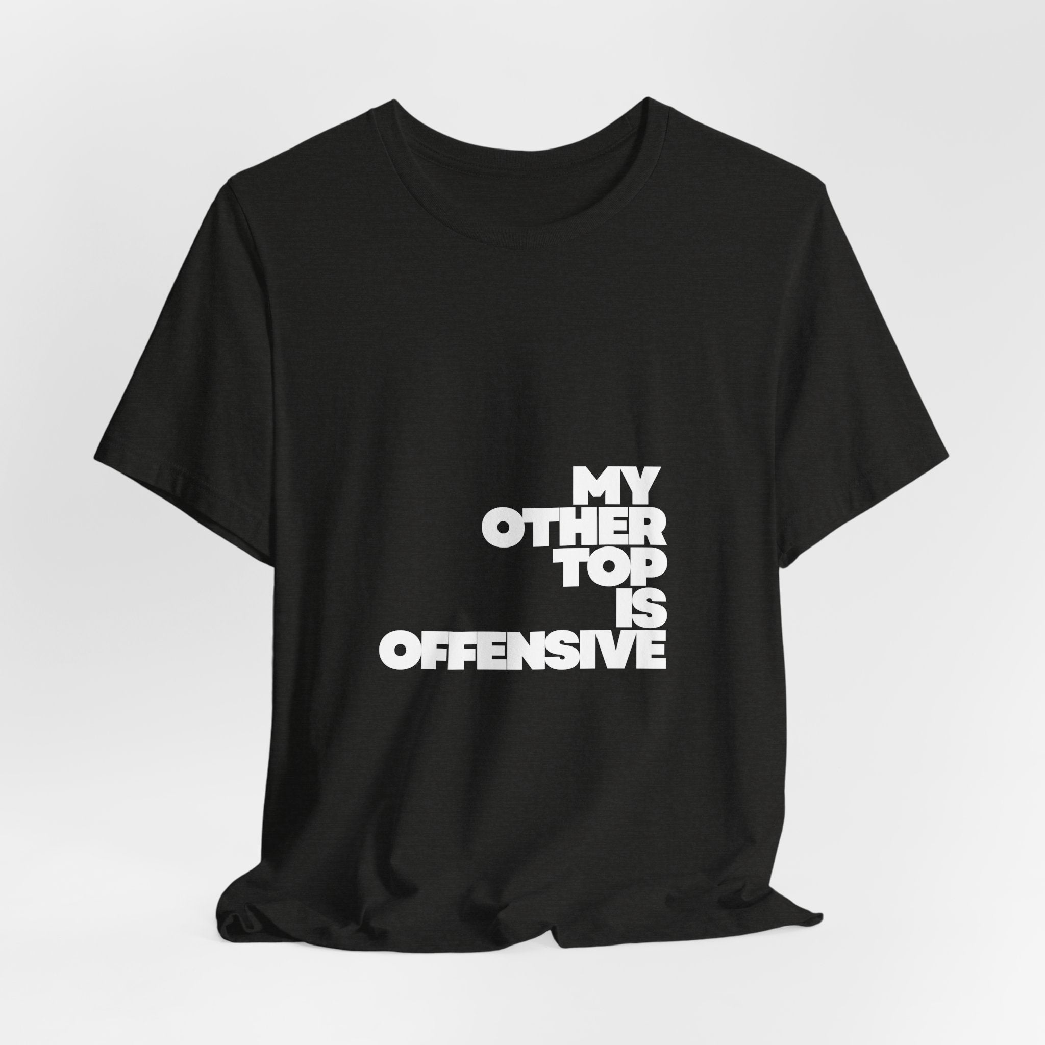 Classic White Tee — Plain Unisex Short Sleeve T-Shirt