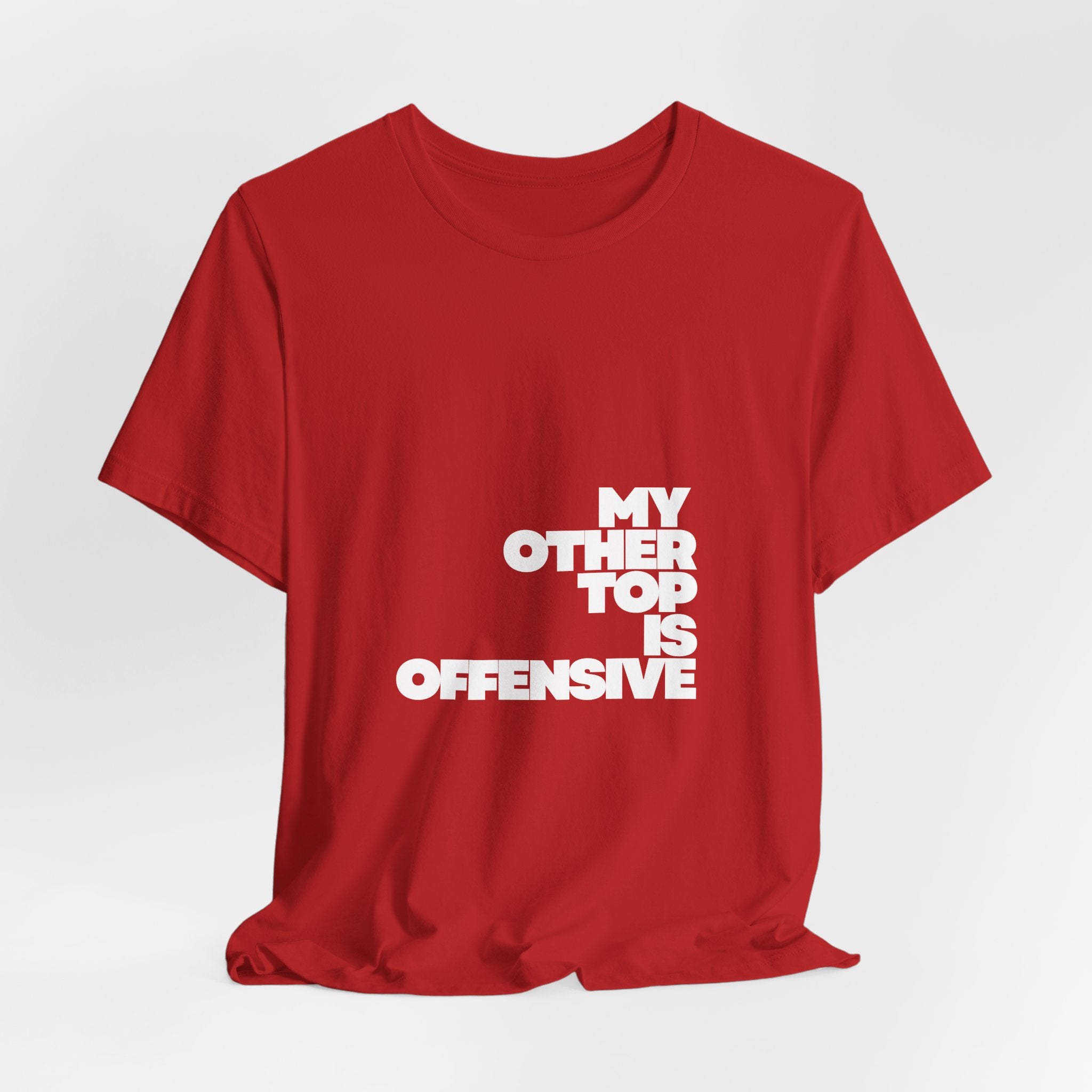Classic White Tee — Plain Unisex Short Sleeve T-Shirt