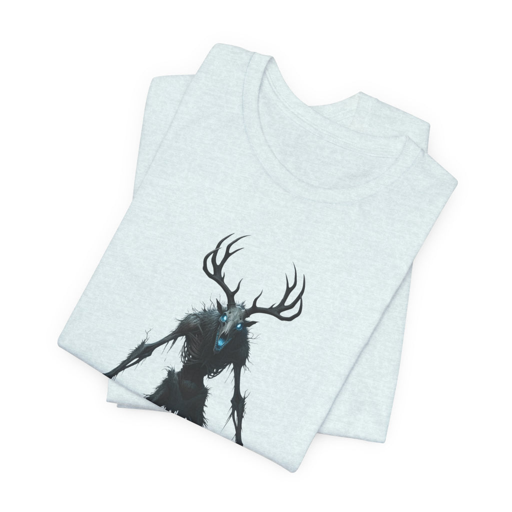 Wendigo Horror Tee — Creepy Deer Monster Graphic T-Shirt