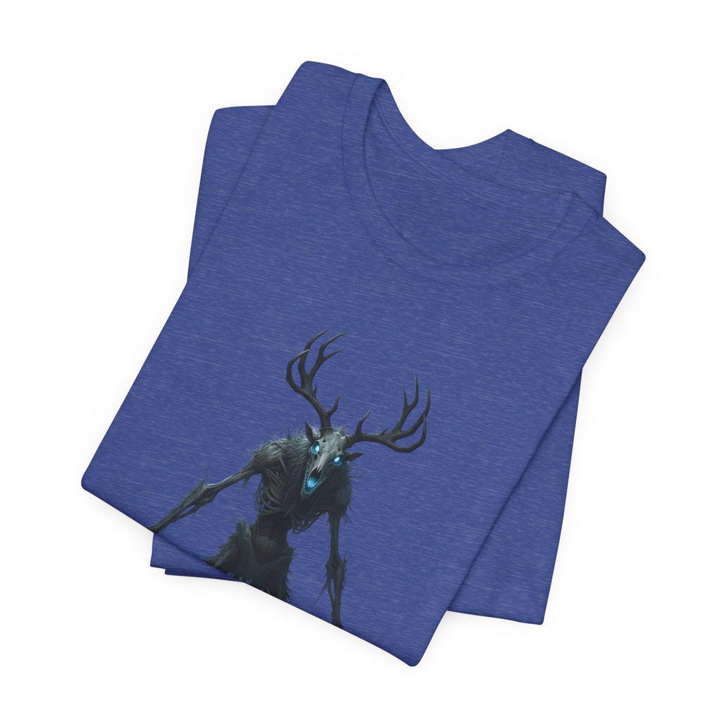 Wendigo Horror Tee — Creepy Deer Monster Graphic T-Shirt