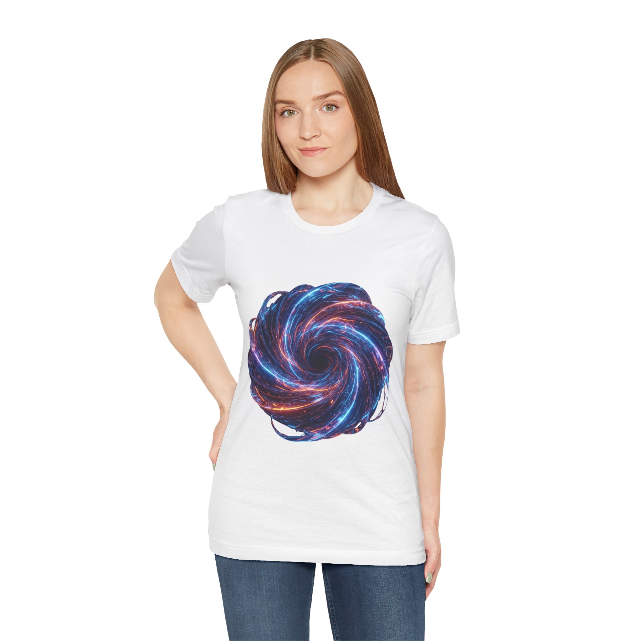 Galaxy Vortex T-Shirt — Cosmic Swirl Space Tee