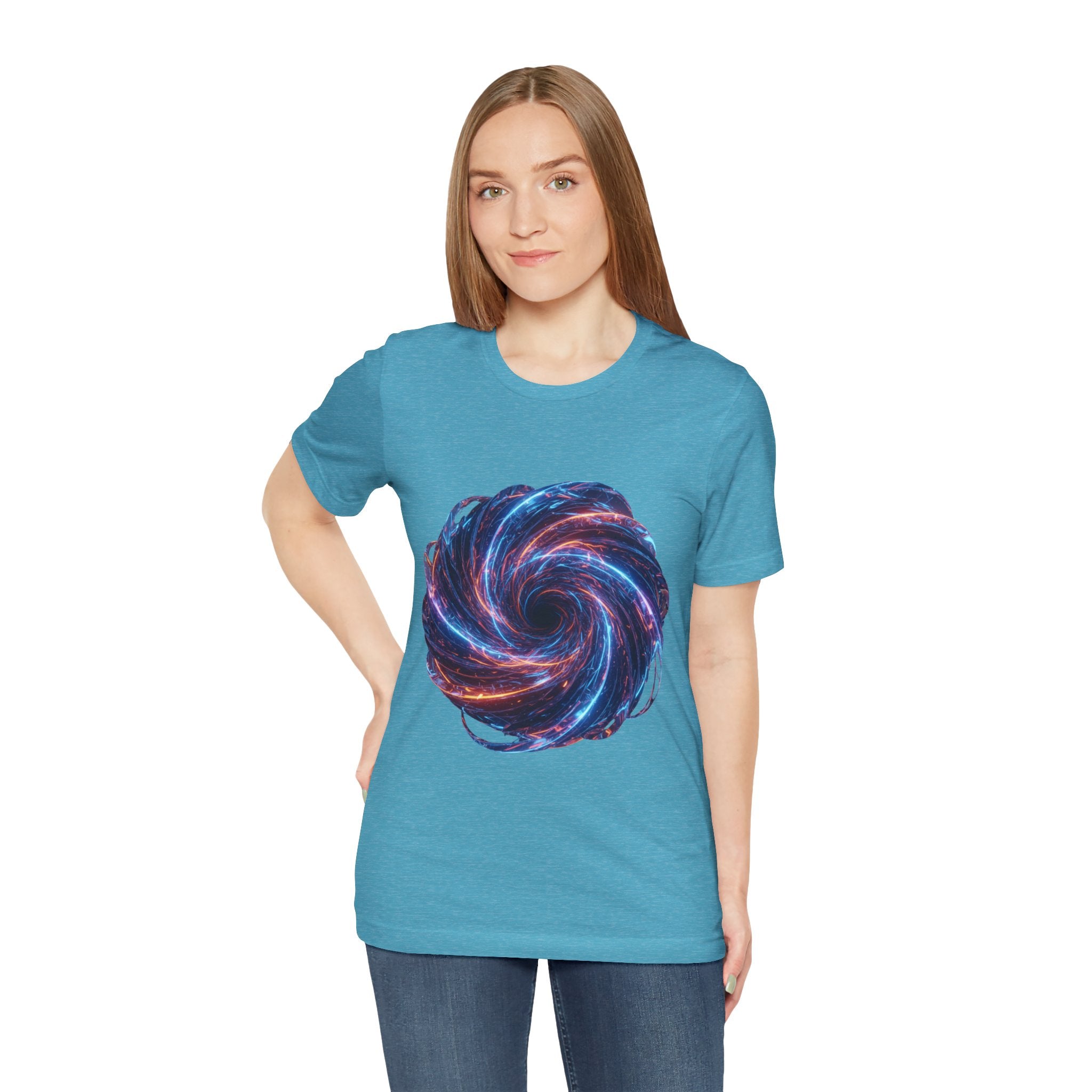 Galaxy Vortex T-Shirt — Cosmic Swirl Space Tee