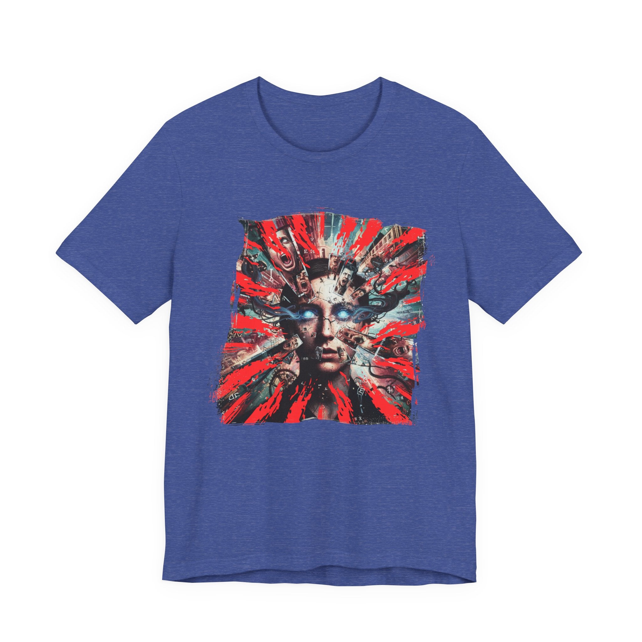 Surreal Sunburst Face Graphic Tee